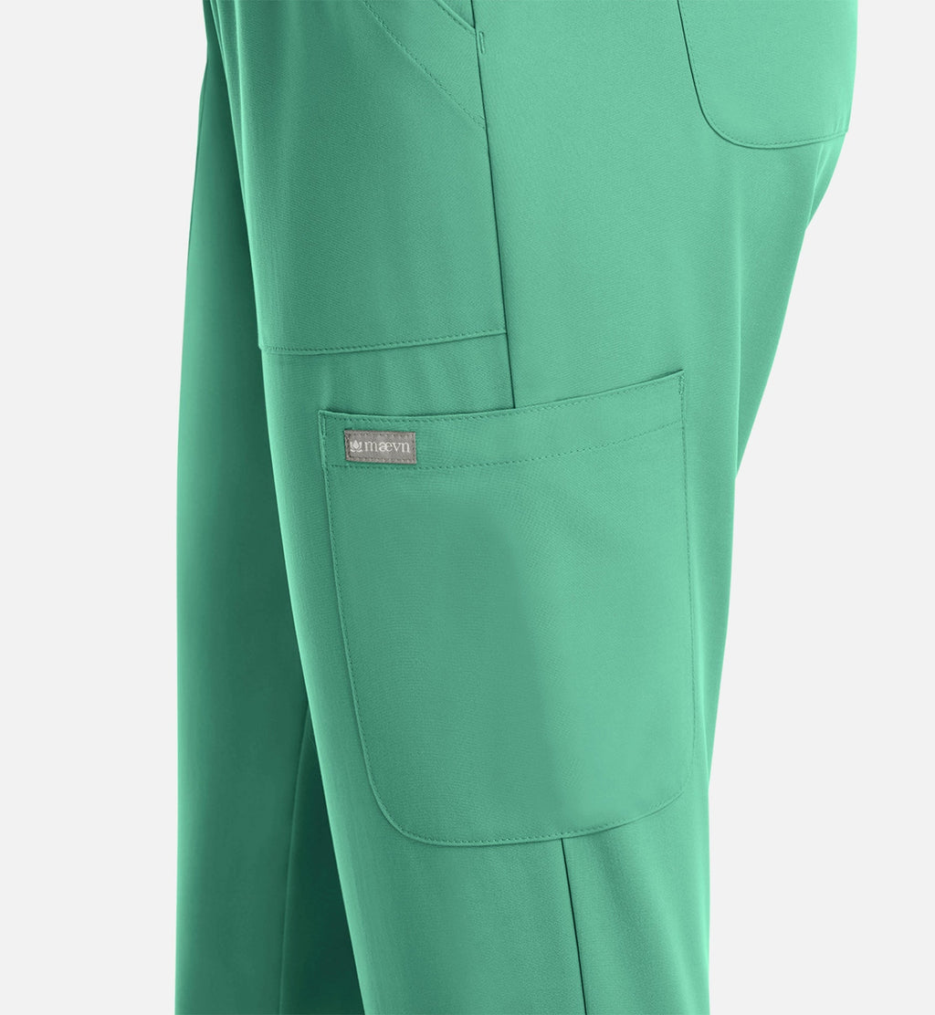 Momentum 5091 Women's Full Elastic Pull On Pants Surgical Green