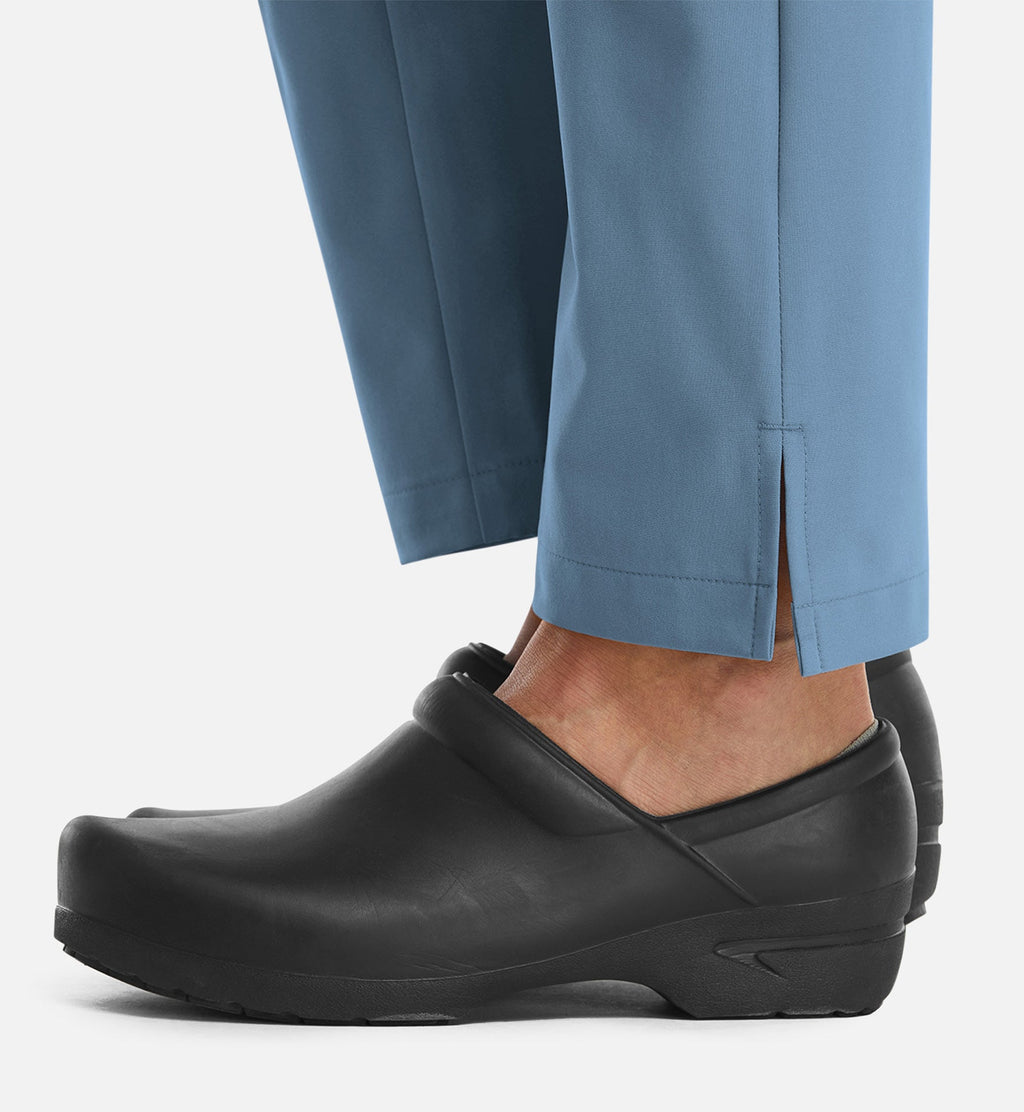 Momentum 5091 Womens Full Elastic Pull on Pant Slate Blue