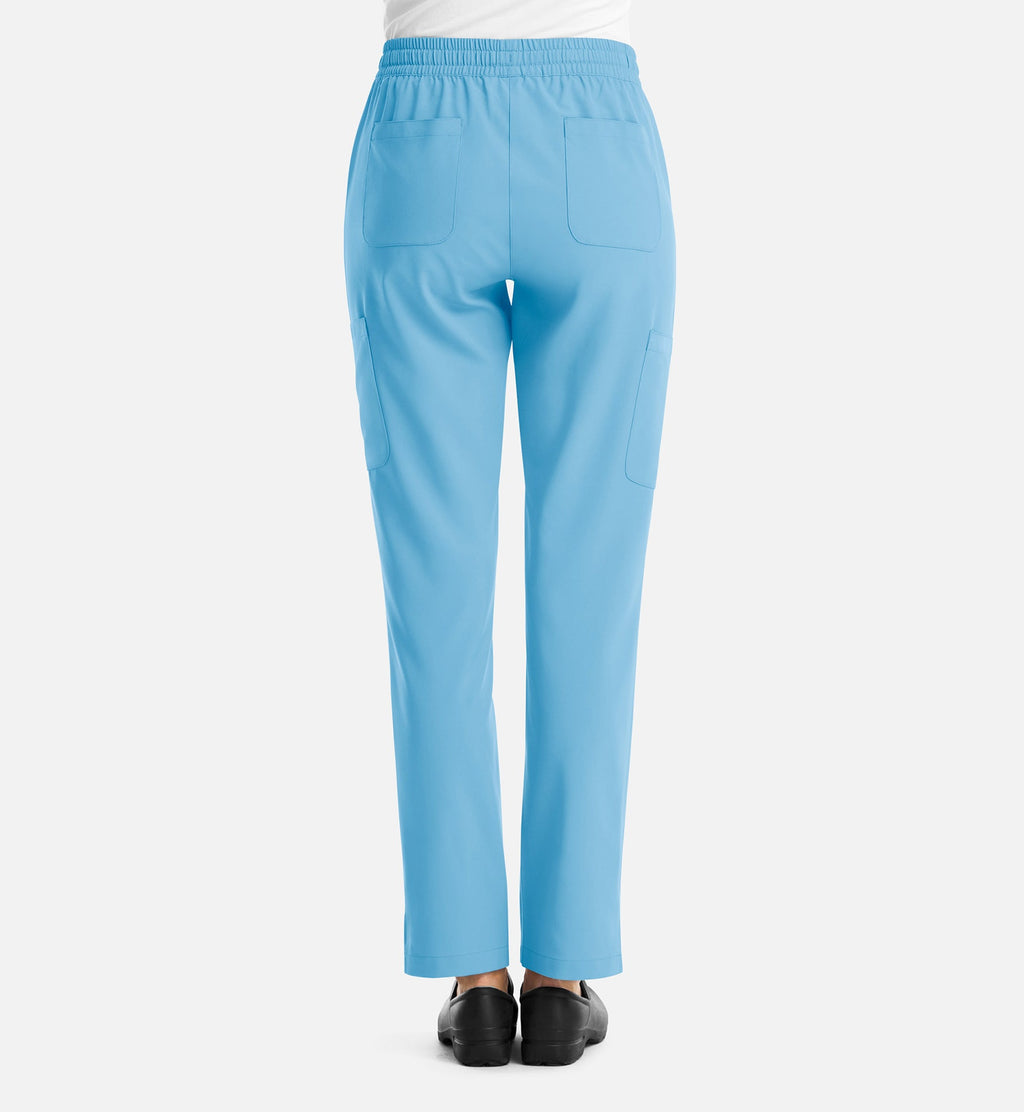 Momentum 5091 Women's Full Elastic Pull On Pants Turquoise