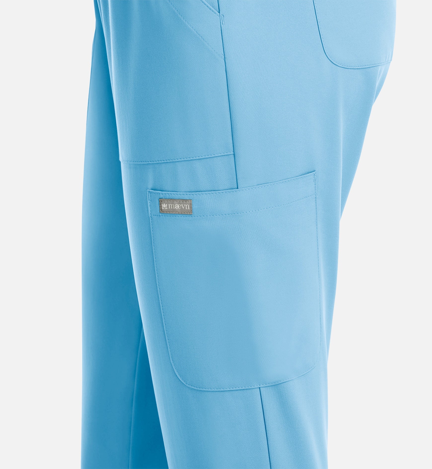 Momentum 5091 Women's Full Elastic Pull On Pants Turquoise