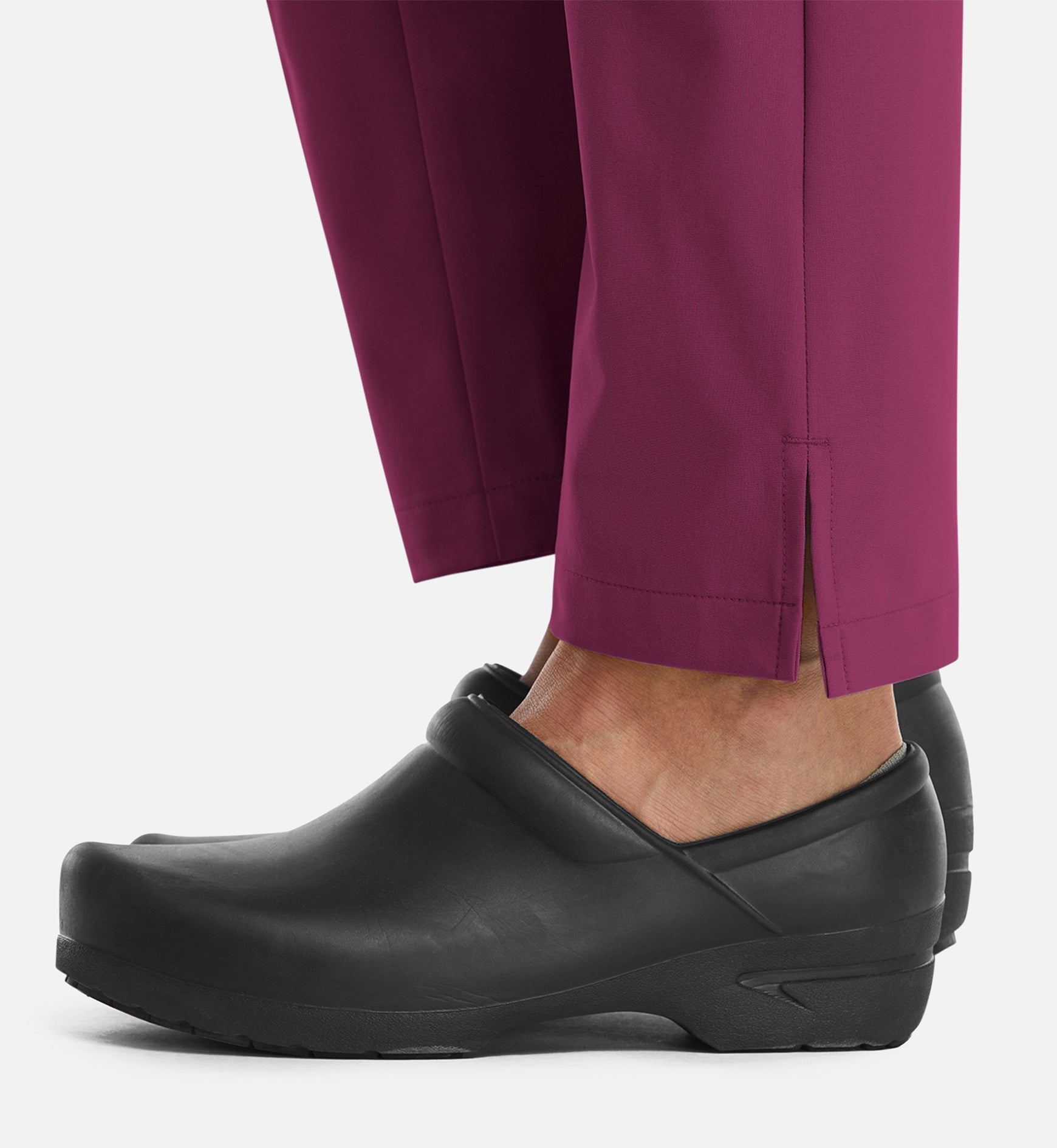 Momentum 5091 Women's Full Elastic Pull On Pants Wine