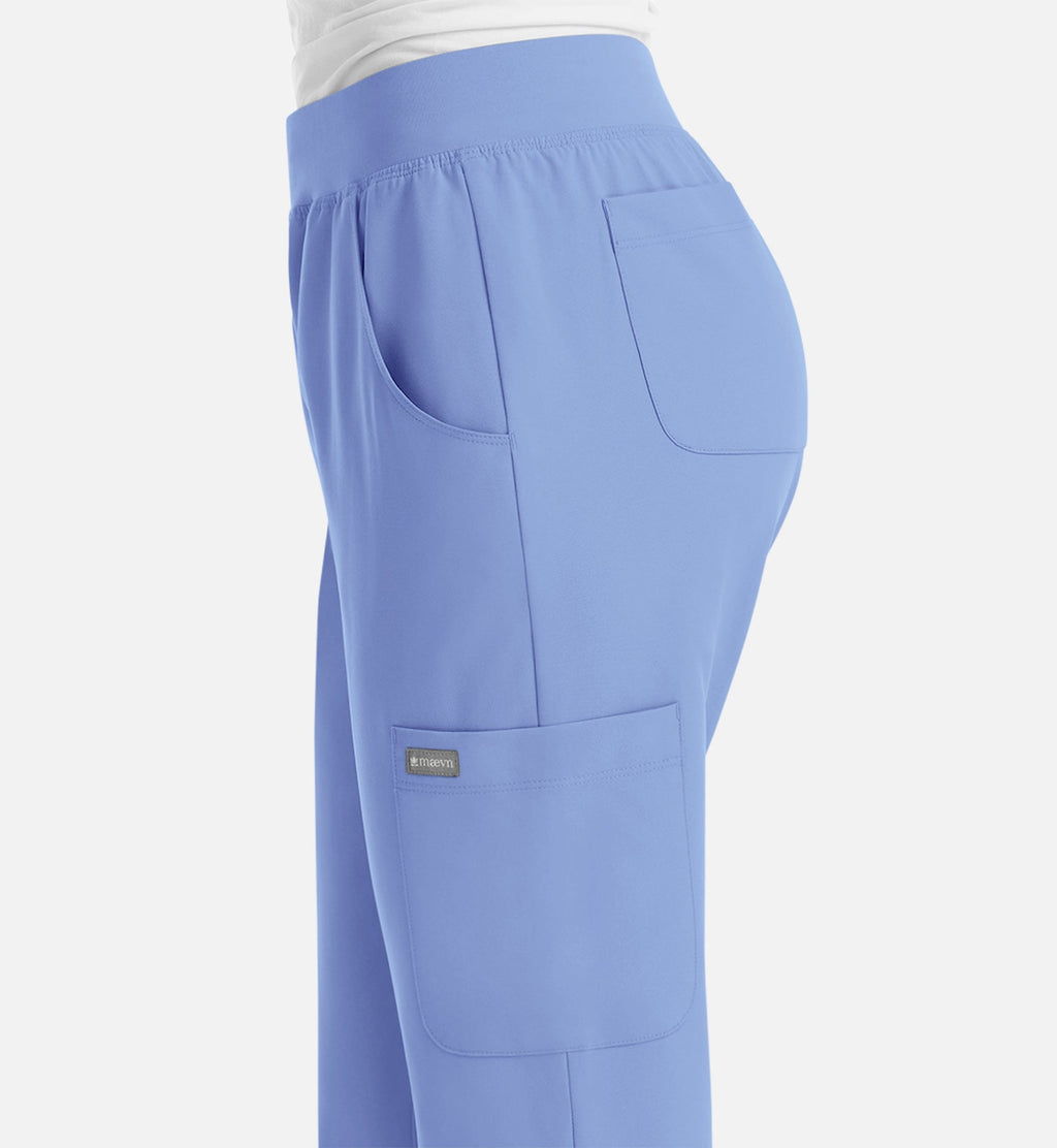 Momentum 5092 Women's Yoga Waist Jogger Ceil Blue