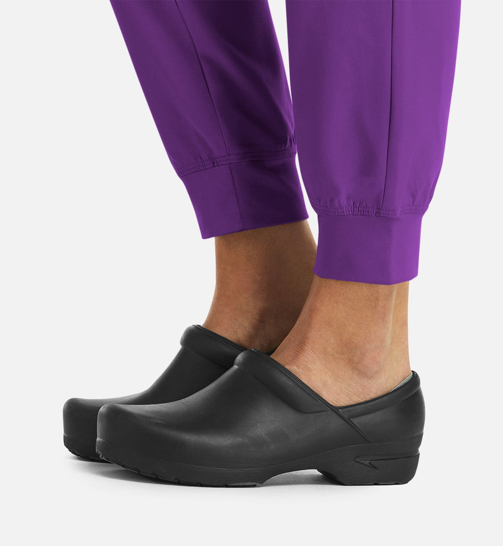 Momentum 5092 Women's Yoga Waist Jogger Eggplant