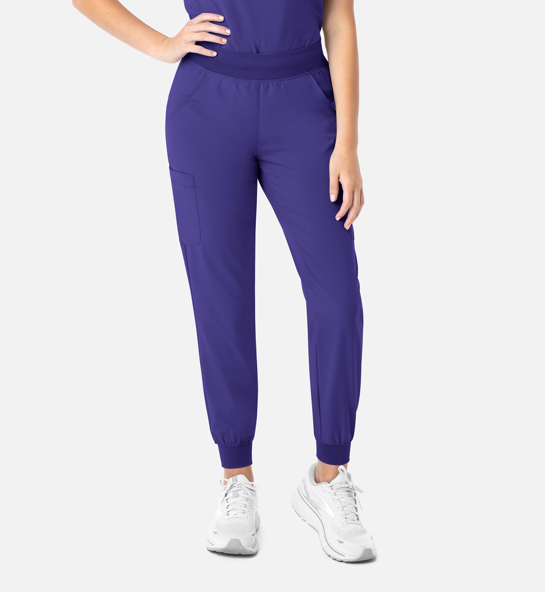 Momentum 5092 Women's Yoga Waist Jogger Grape