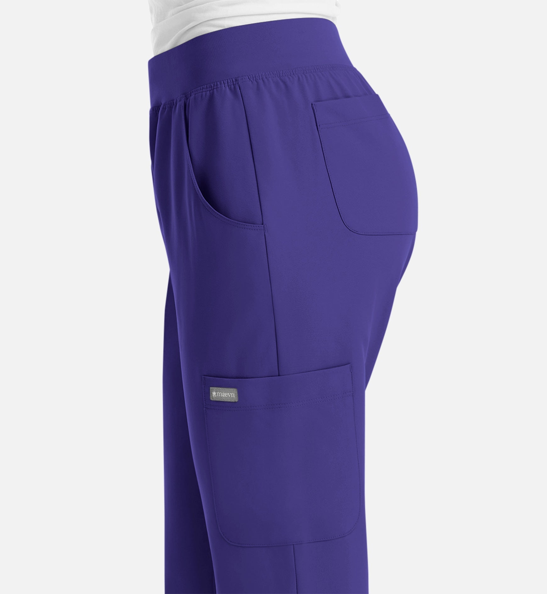 Momentum 5092 Women's Yoga Waist Jogger Grape