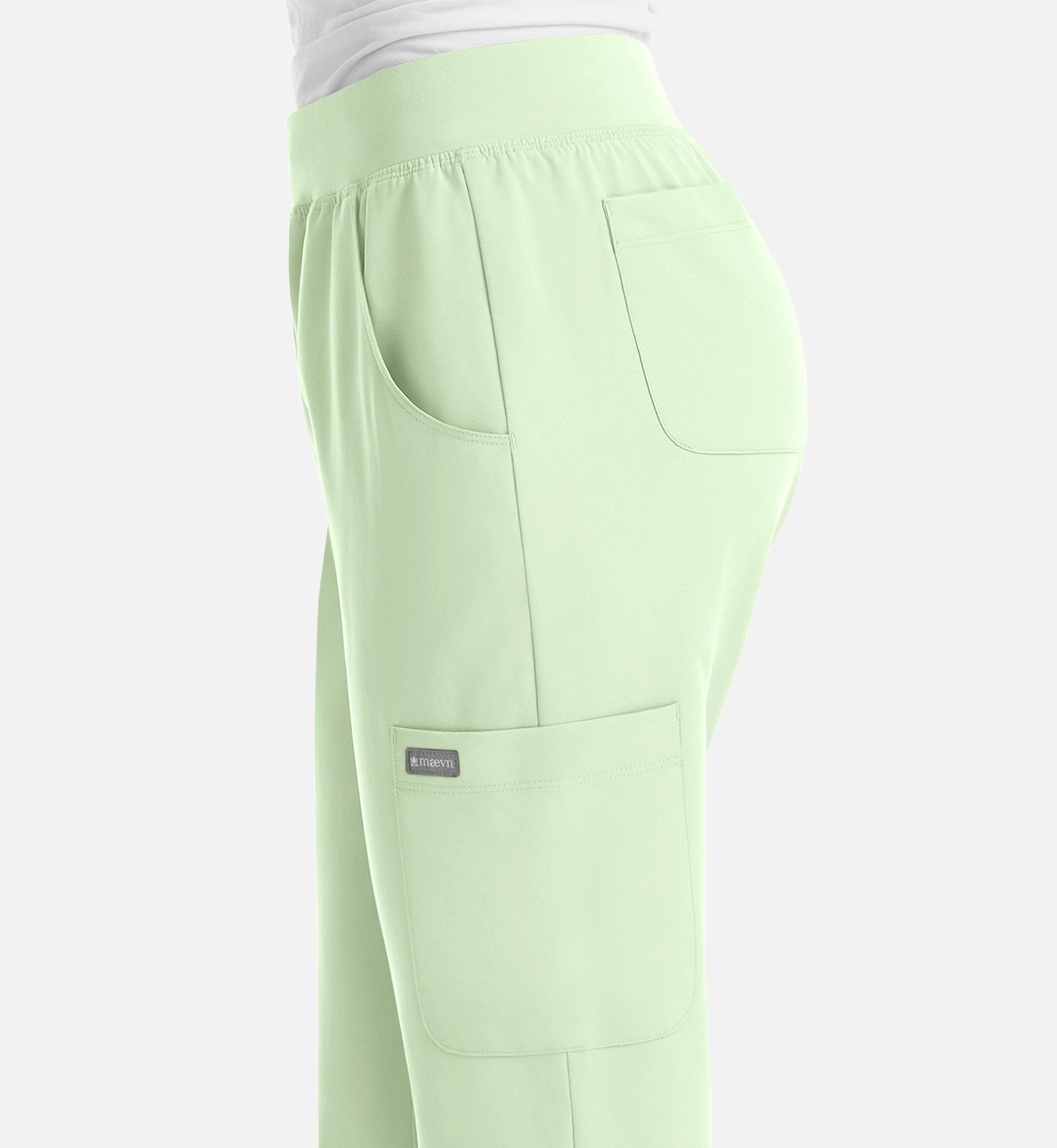 Momentum 5092 Women’s Yoga Waist Jogger Honeydew
