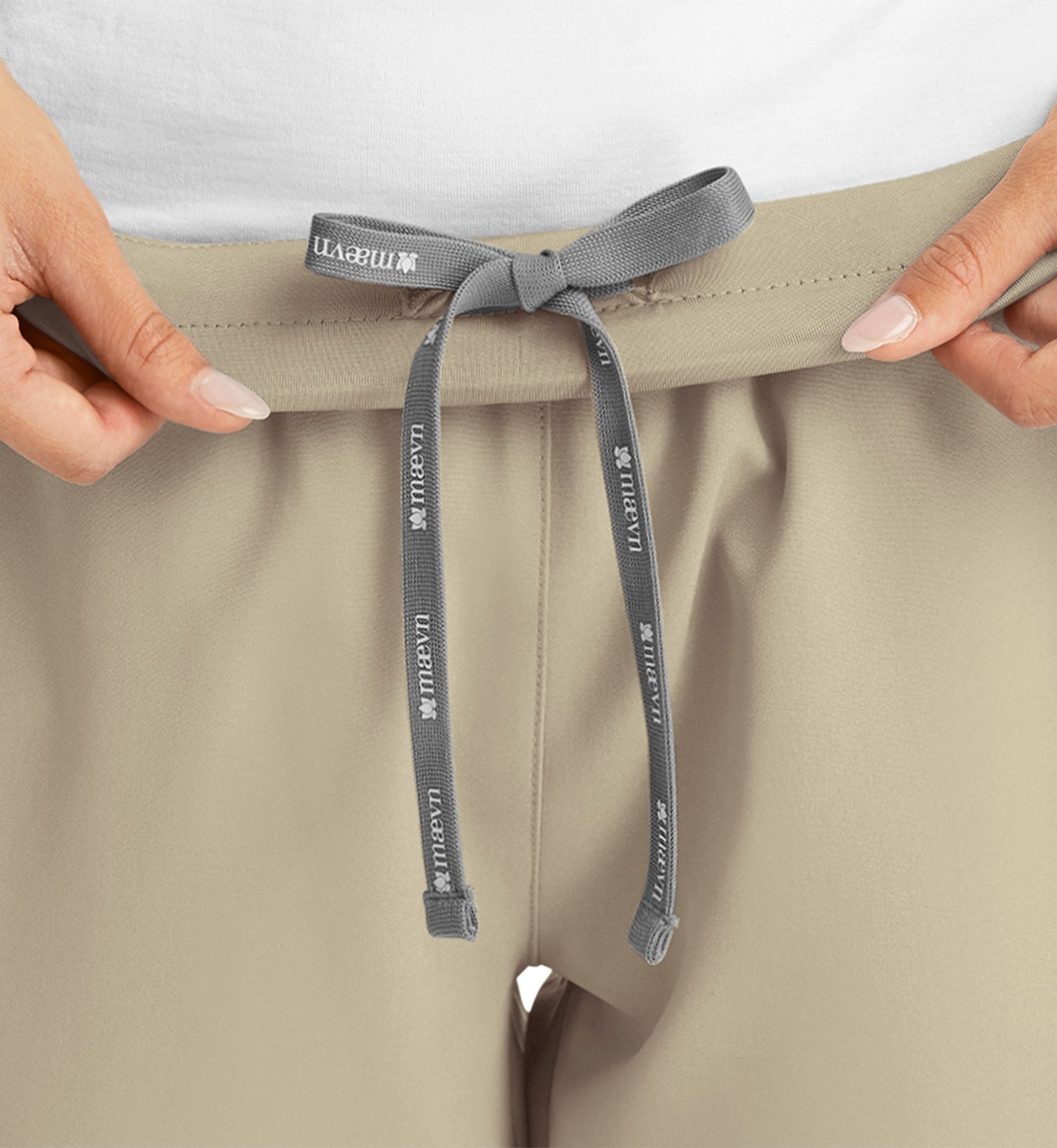 Momentum 5092 Women's Yoga Waist Jogger Khaki