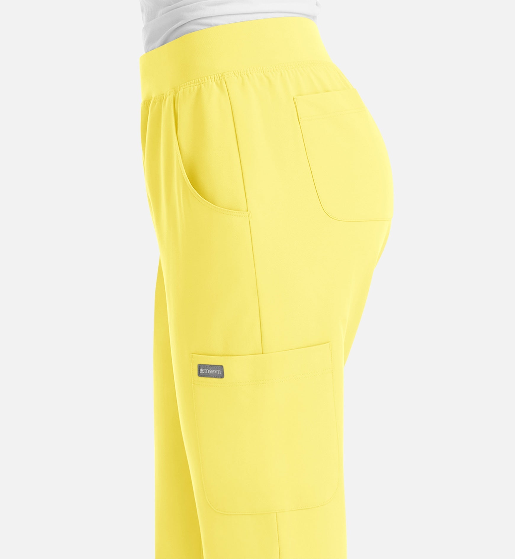 Momentum 5092 Women’s Yoga Waist Jogger Lemon Drop