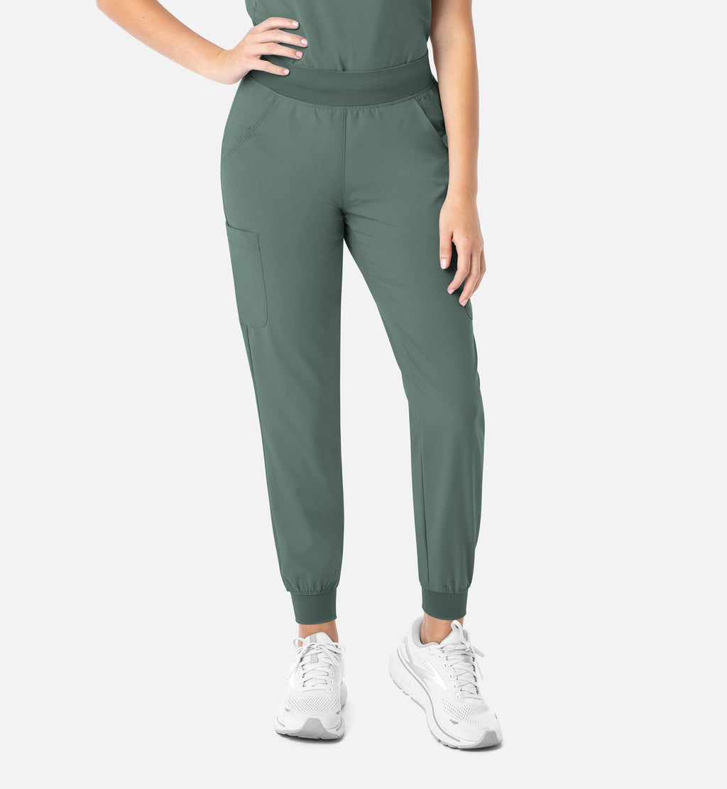 Momentum 5092 Women's Yoga Waist Jogger Moss