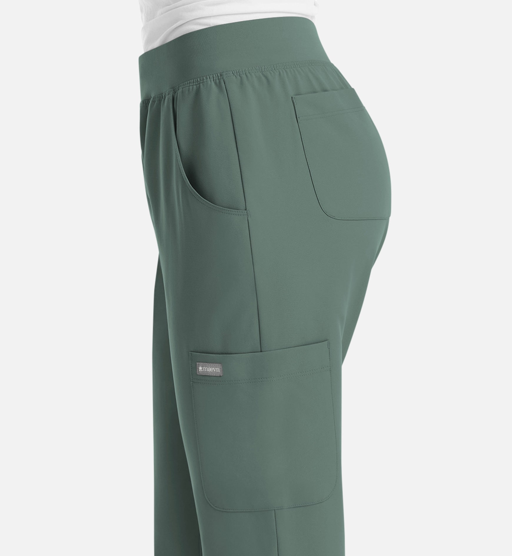 Momentum 5092 Women's Yoga Waist Jogger Moss