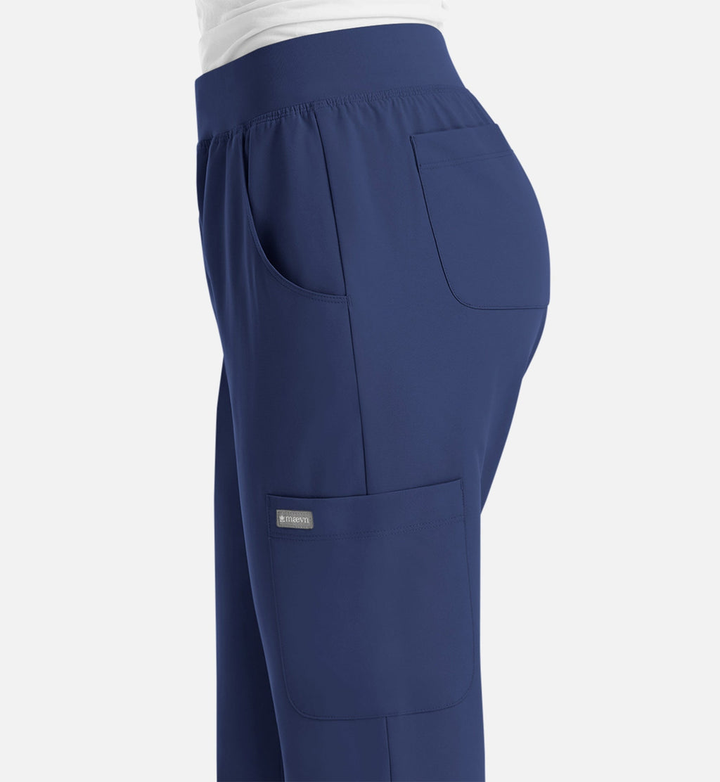 Momentum 5092 Women's Yoga Waist Jogger Navy