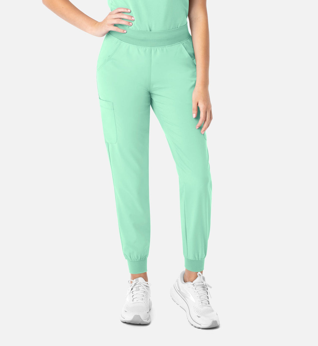 Momentum 5092 Women's Yoga Waist Jogger Opal