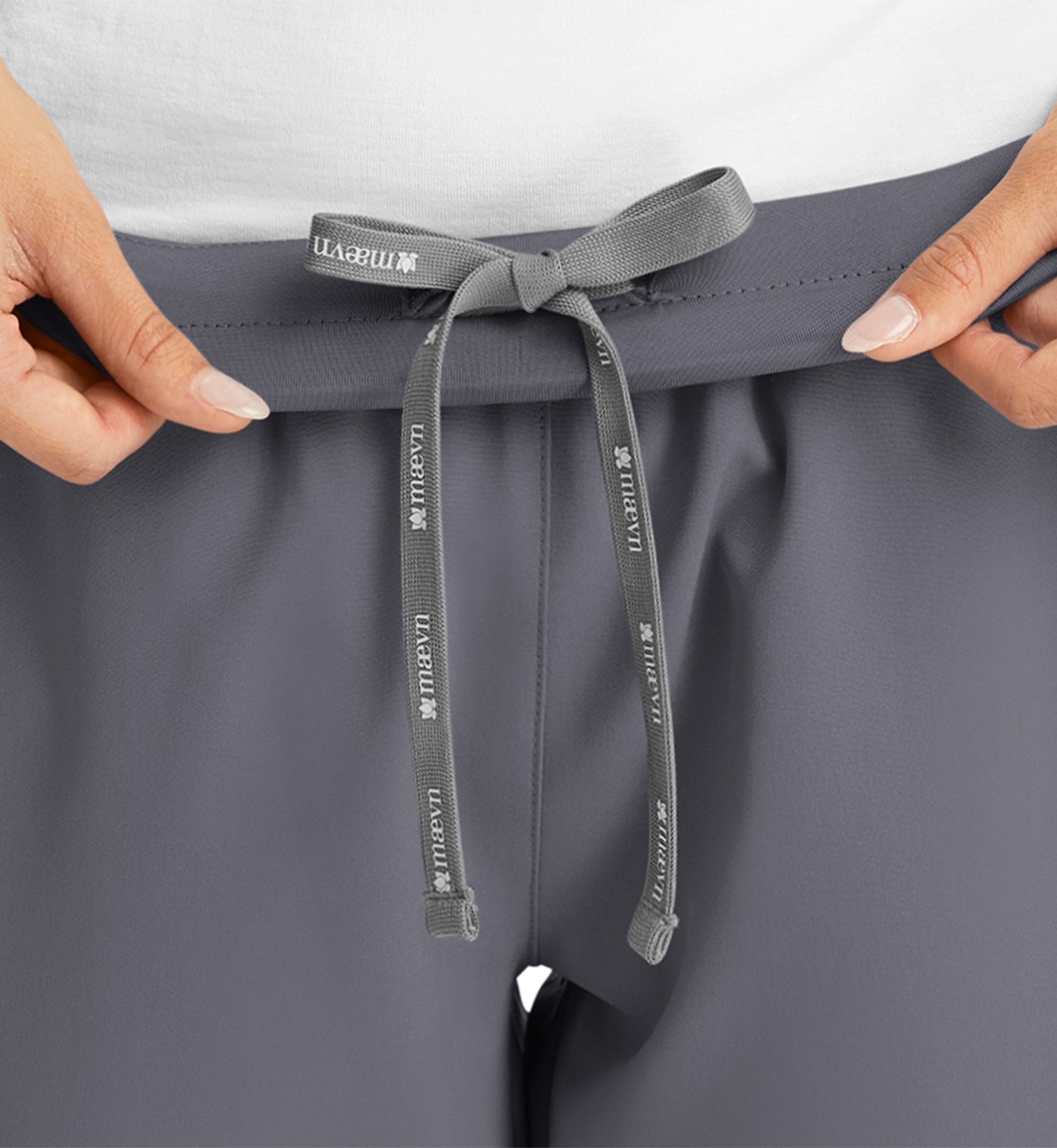 Momentum 5092 Women's Yoga Waist Jogger Pewter