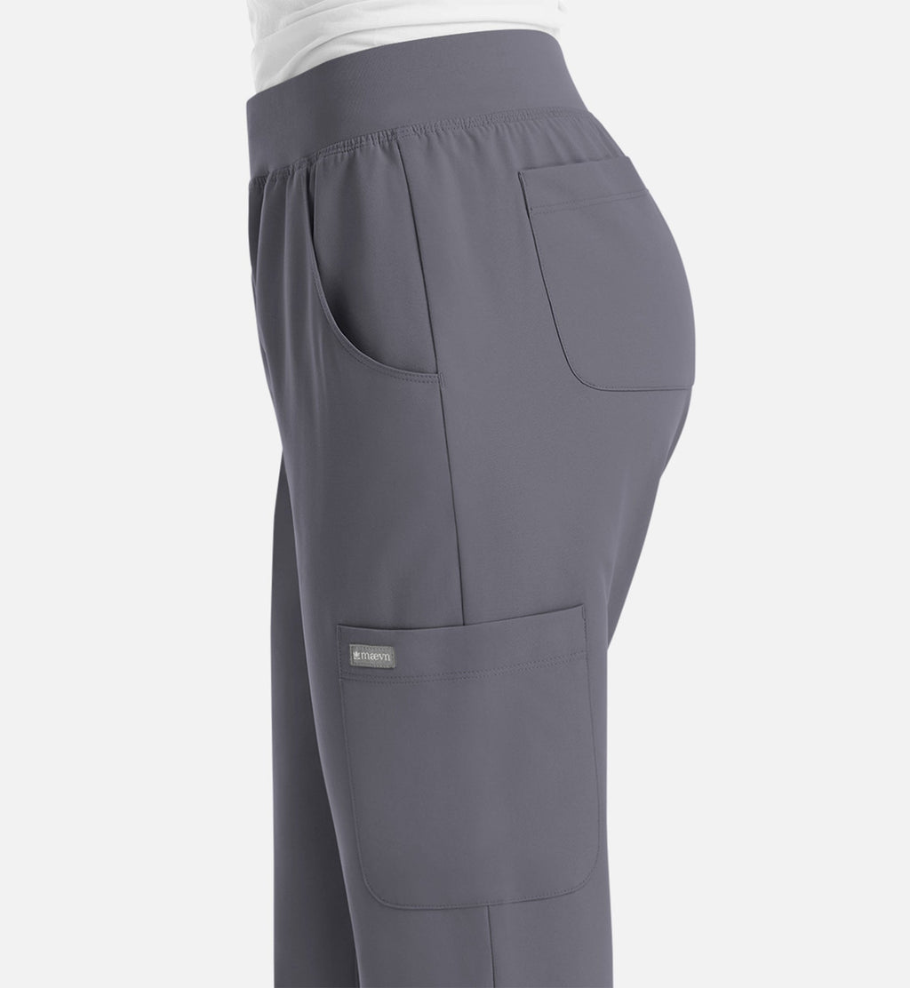 Momentum 5092 Women's Yoga Waist Jogger Pewter