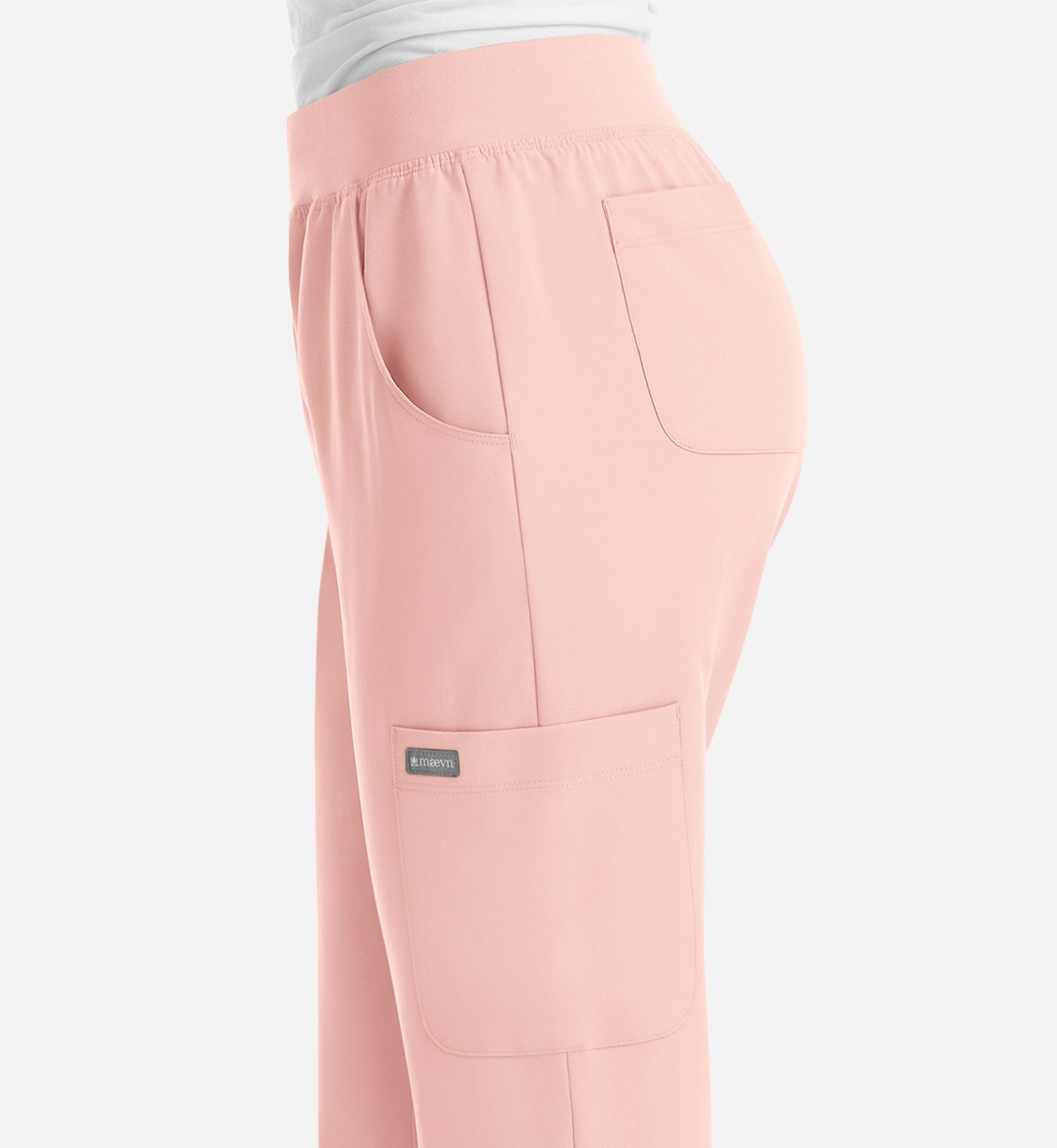 Momentum 5092 Women’s Yoga Waist Jogger Pink Grapefruit