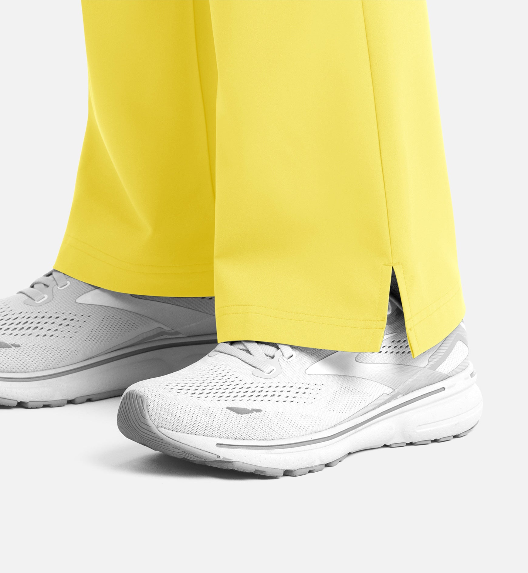 Momentum 5093 Women’s Full Elastic Band Flare Leg Pant Lemon Drop