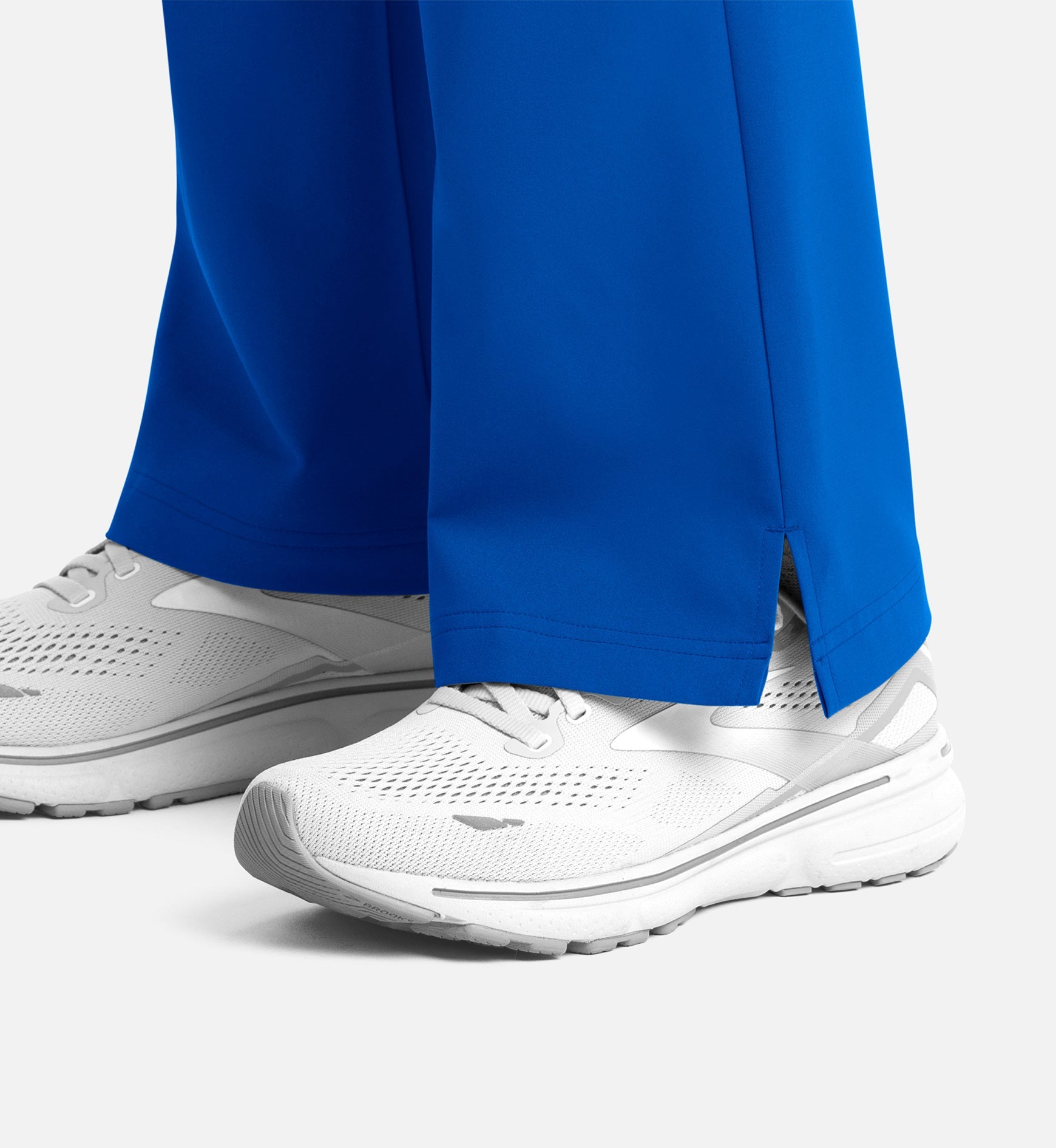 Momentum 5093 Women's Full Elastic Band Flare Leg Pants Royal Blue