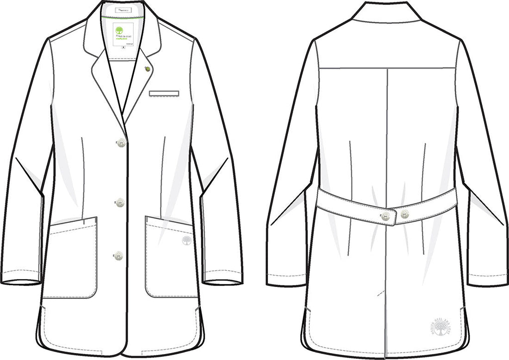 White Coat 5101 Women's Fiona Labcoat White