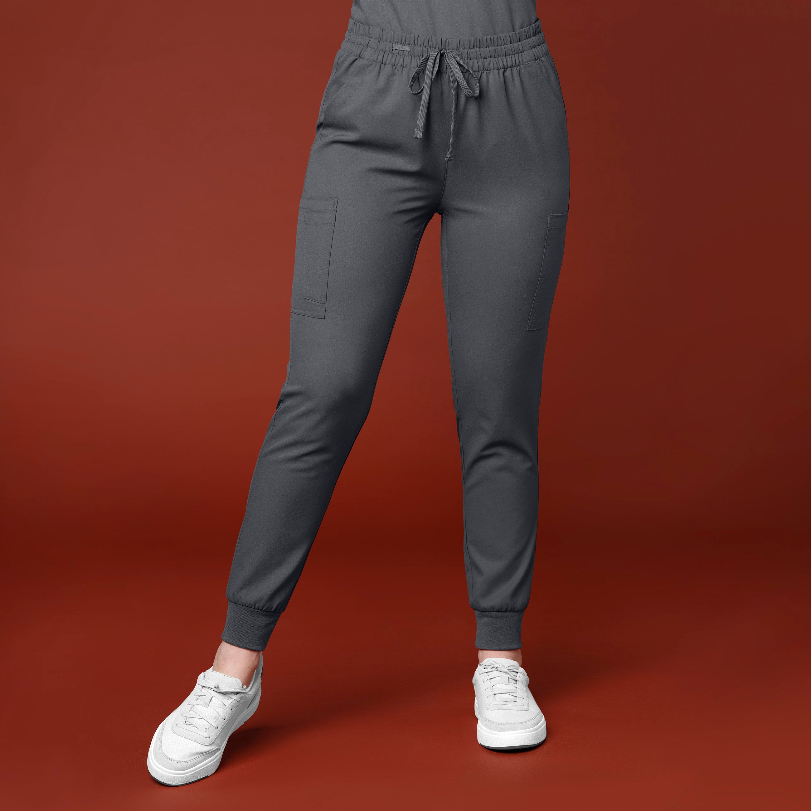 Thrive 5122 Cargo Jogger Scrub Pants Pewter