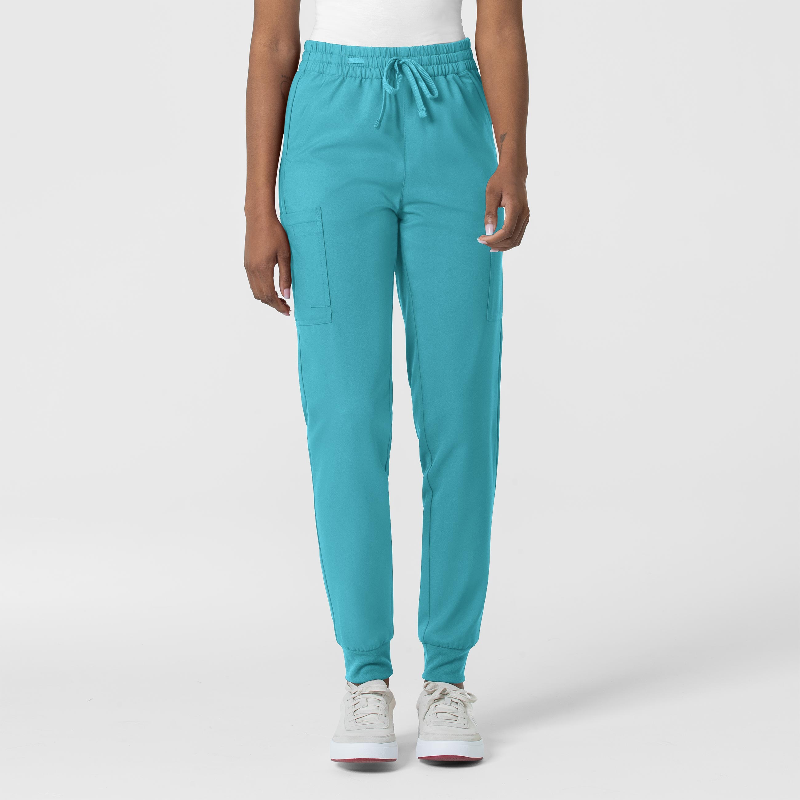 Thrive 5122 Cargo Jogger Scrub Pants Teal Blue
