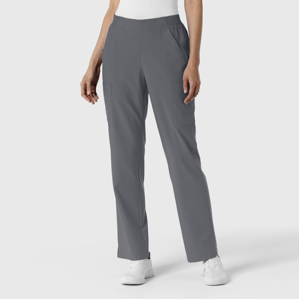 W123 5145 Cargo Utility Scrub Pants Pewter
