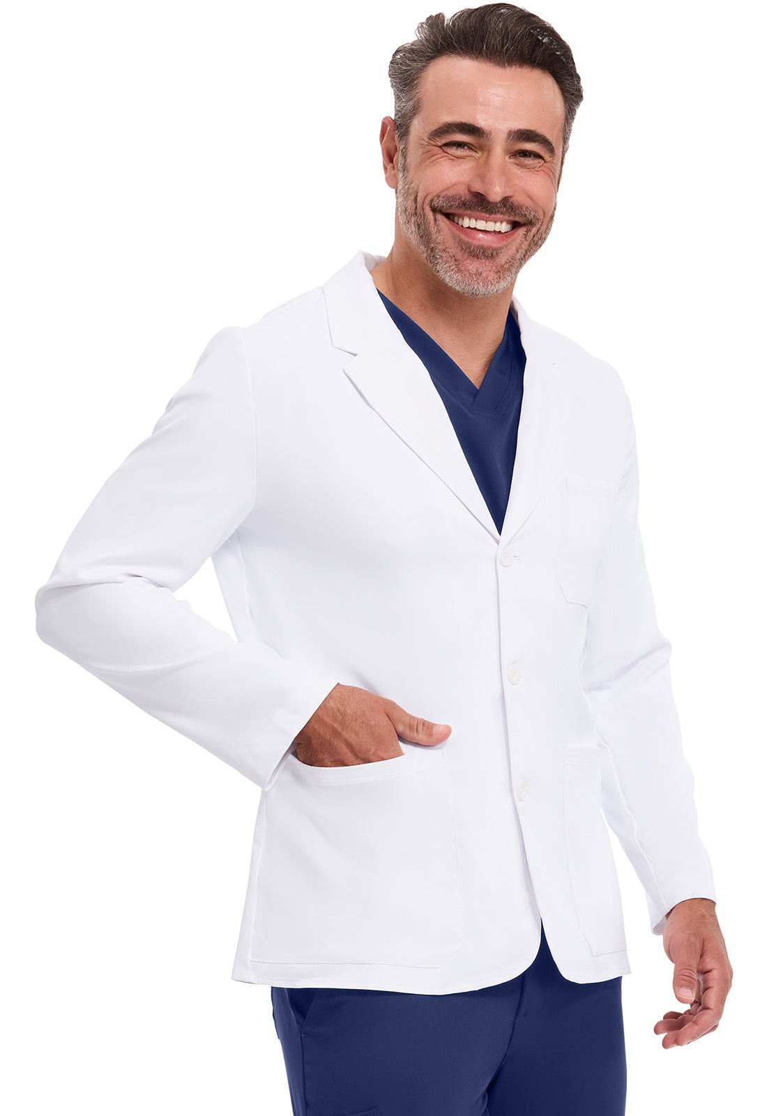 The White Coat 5150 Leo Lab Coat White