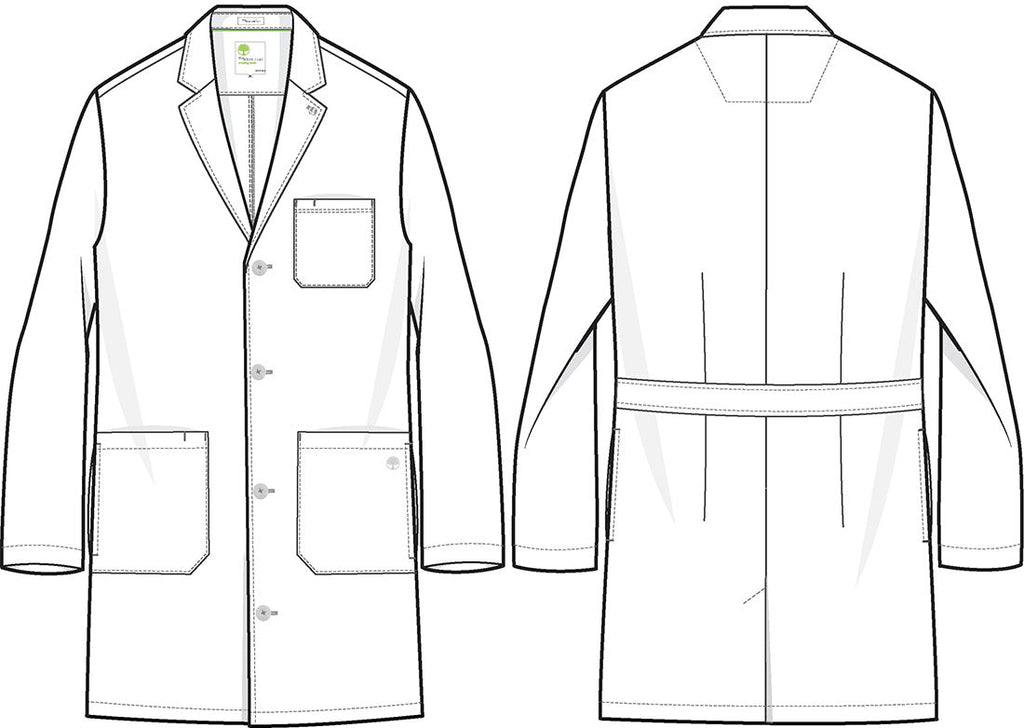 White Coat 5151 Men's Luke Labcoat White