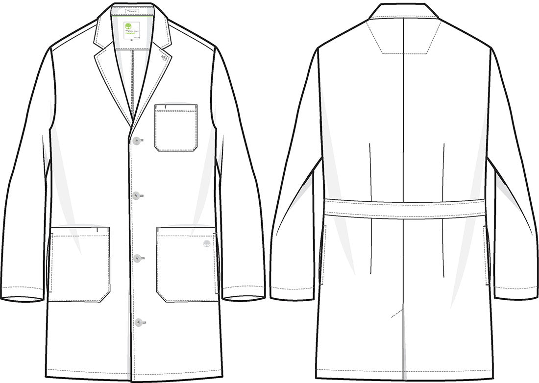 White Coat 5151 Men's Luke Labcoat White