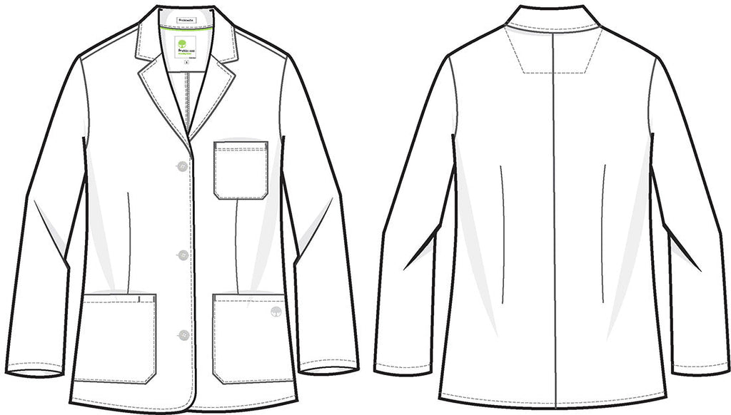 White Coat 5160 Women's Flo Labcoat White