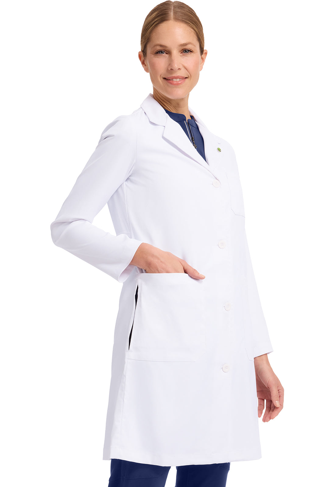 The White Coat 5161 Faye Lab Coat White