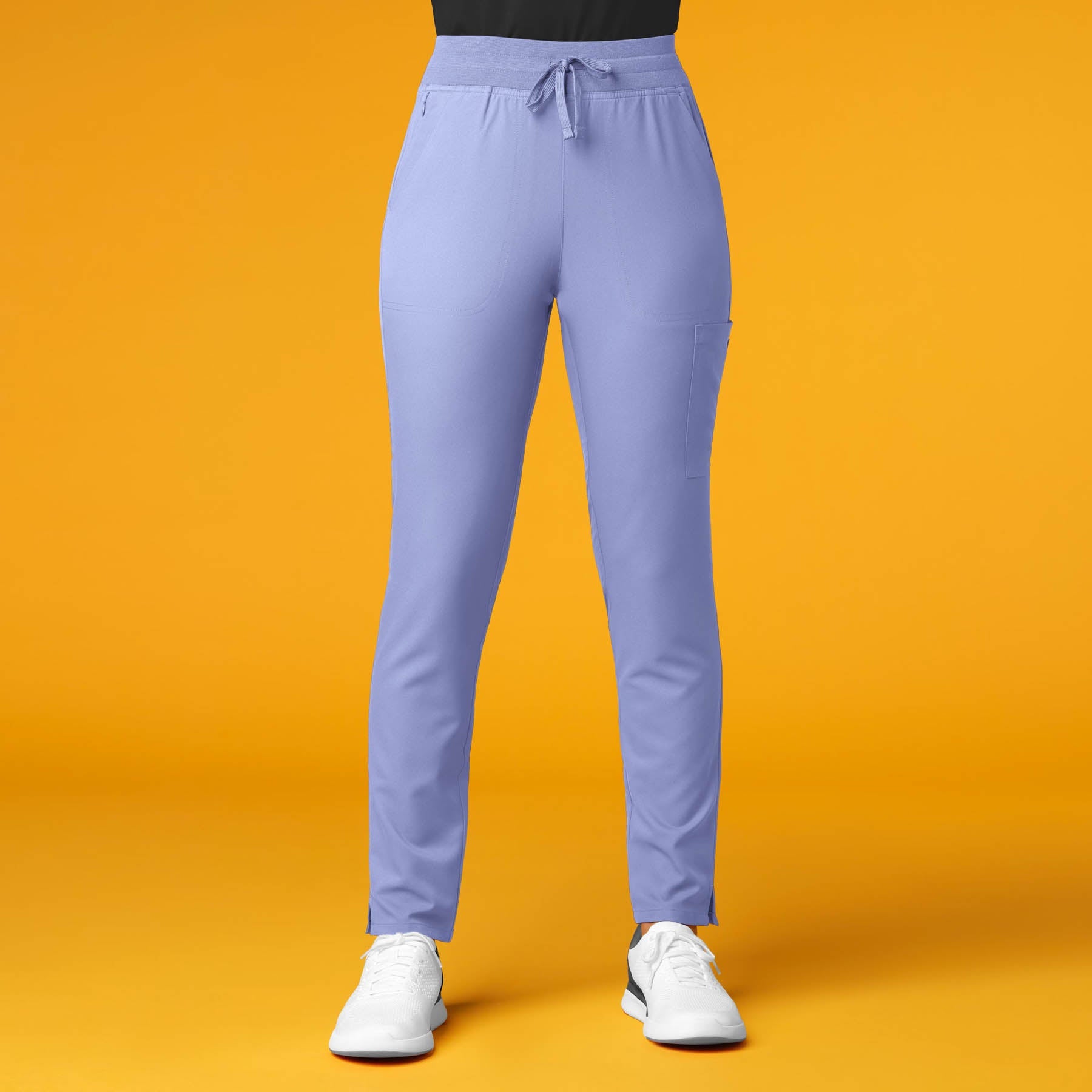 Thrive 5222 Cargo Straight Slim Leg Scrub Pants Ceil Blue