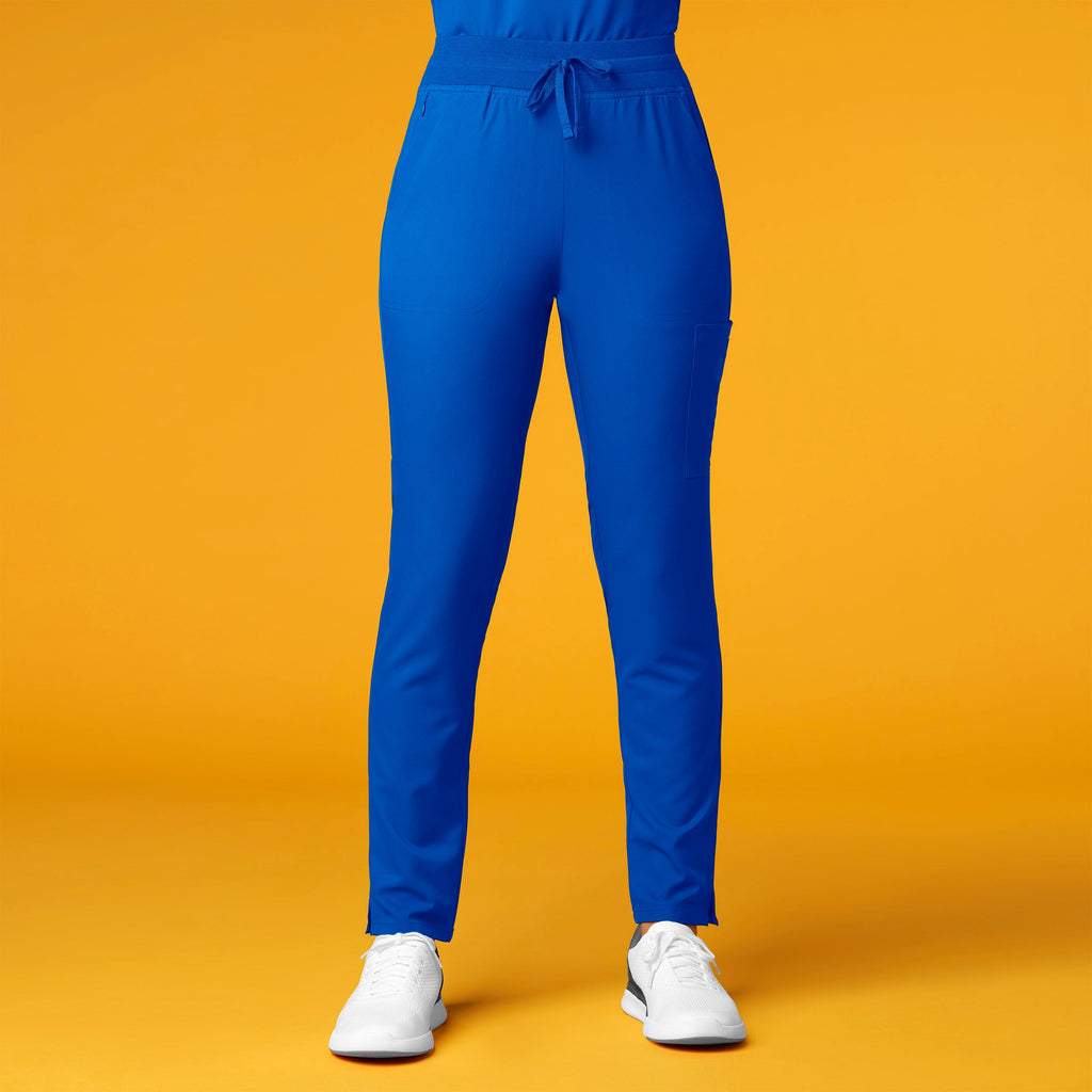 Thrive 5222 Cargo Straight Slim Leg Scrub Pants Royal