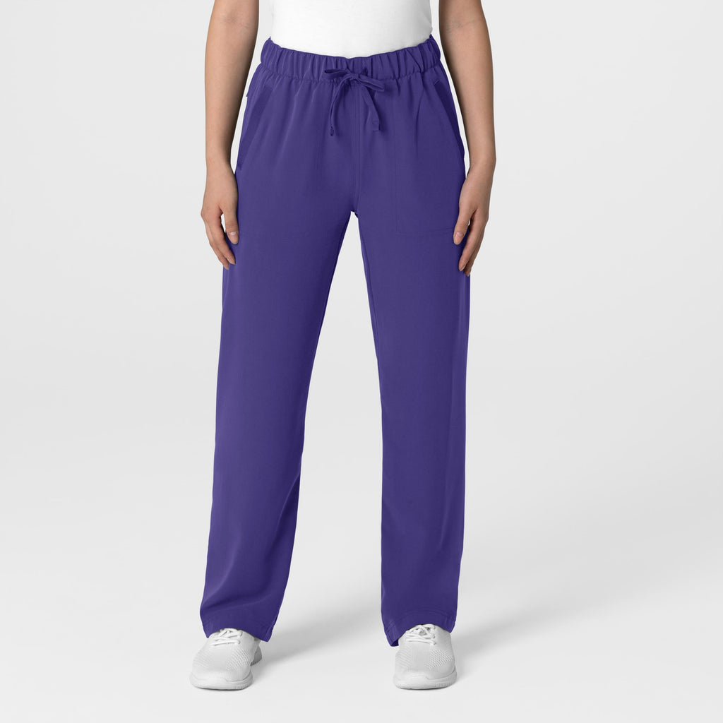 Nova 5232 Stovepipe High-Low Hem Scrub Pants Grape