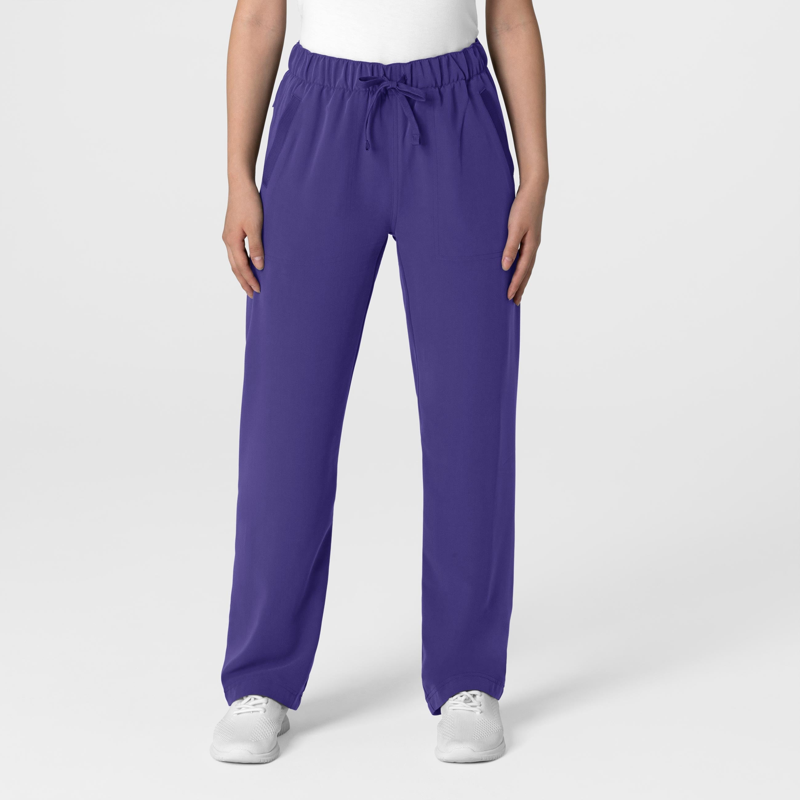 Nova 5232 Stovepipe High-Low Hem Scrub Pants Grape