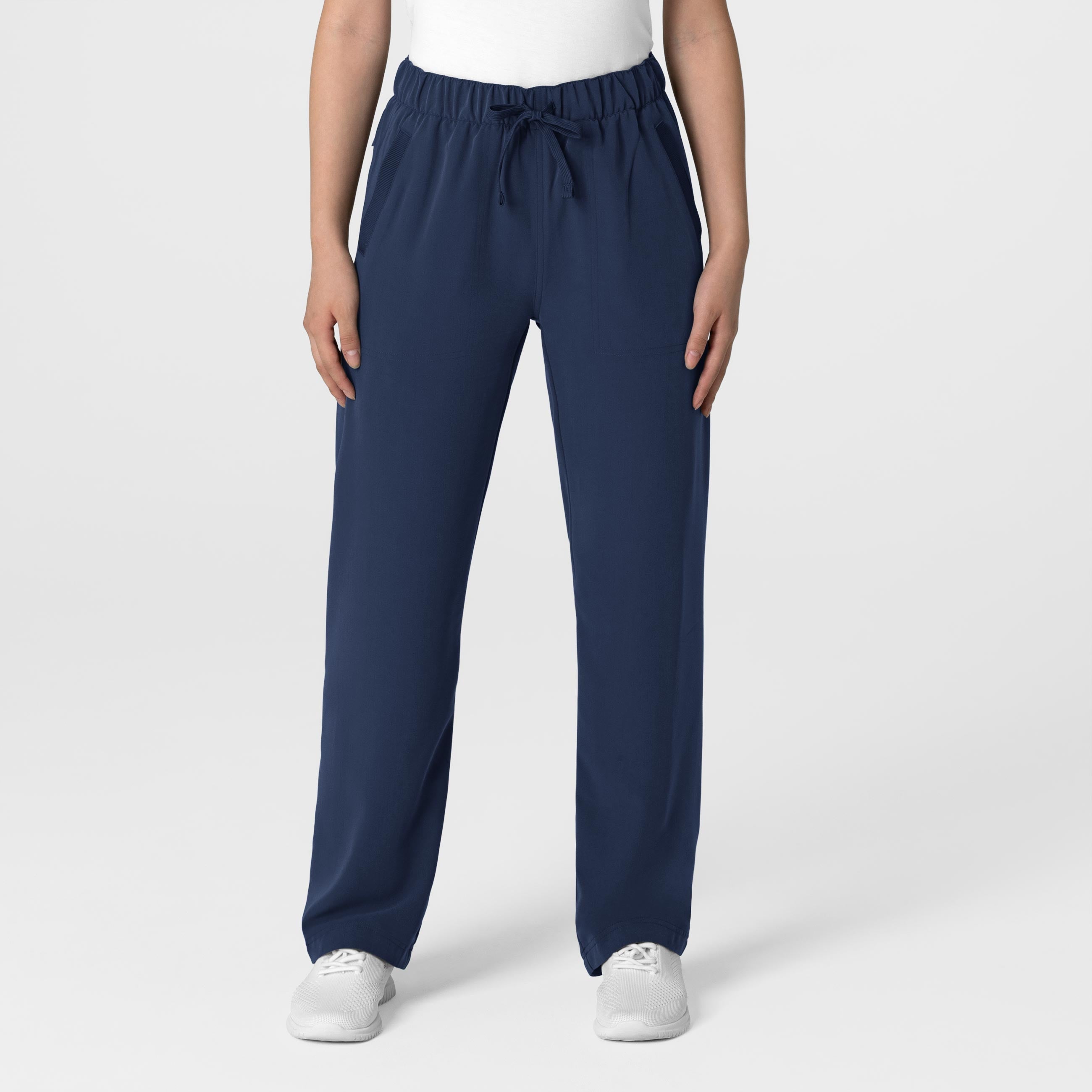 Nova 5232 Stovepipe High-Low Hem Scrub Pants Navy