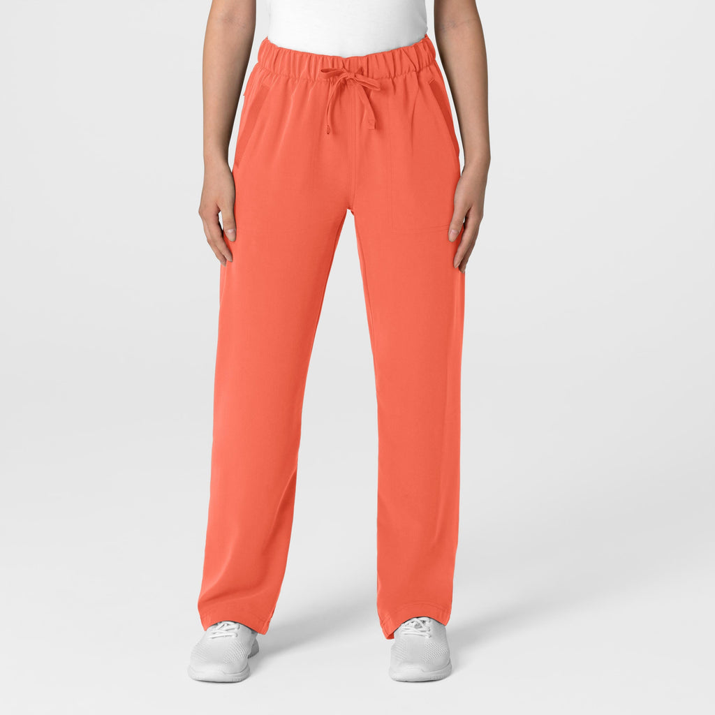 Nova 5232 Stovepipe High-Low Hem Scrub Pants Sugar Coral
