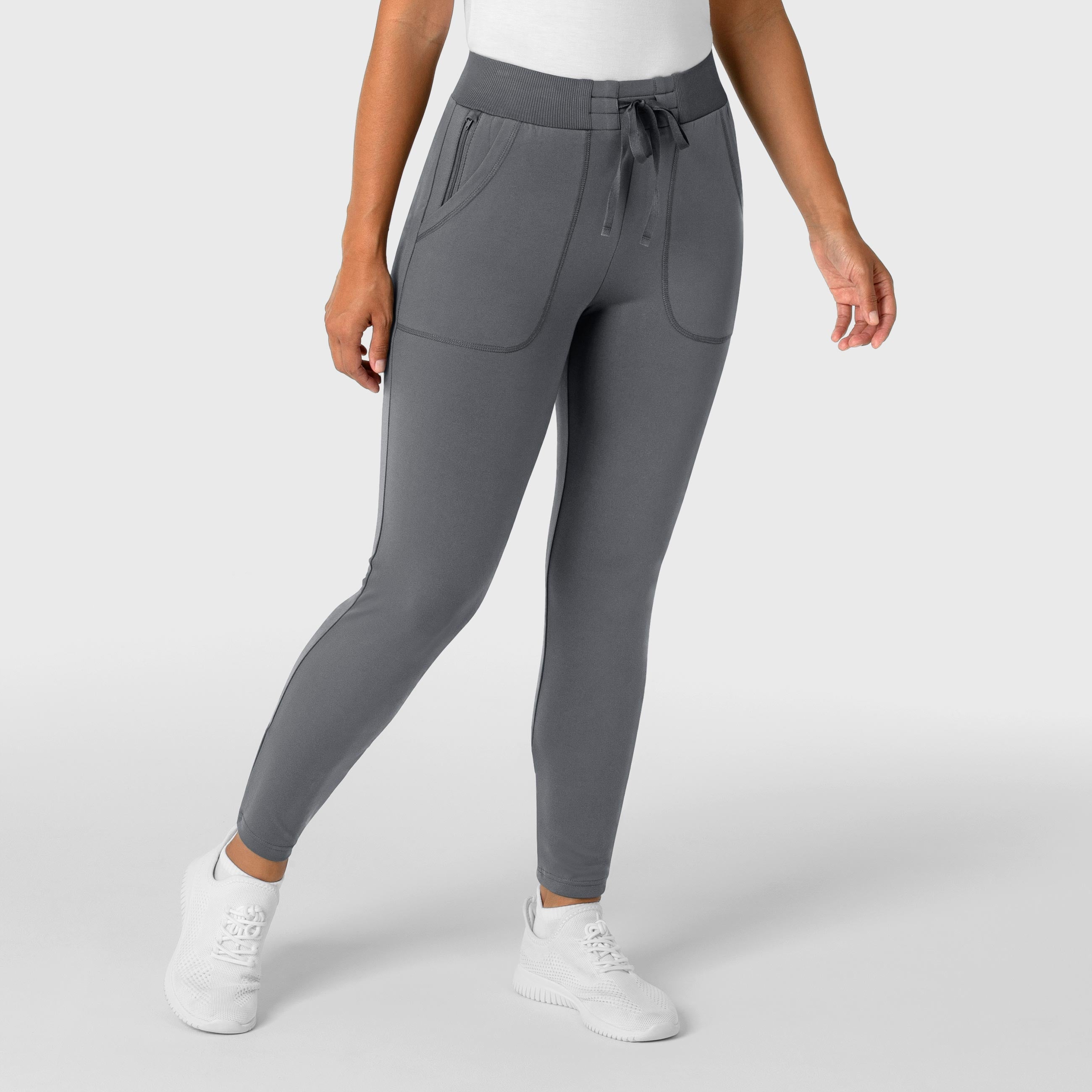 RENEW 5259 Knit Track Scrub Pants Pewter