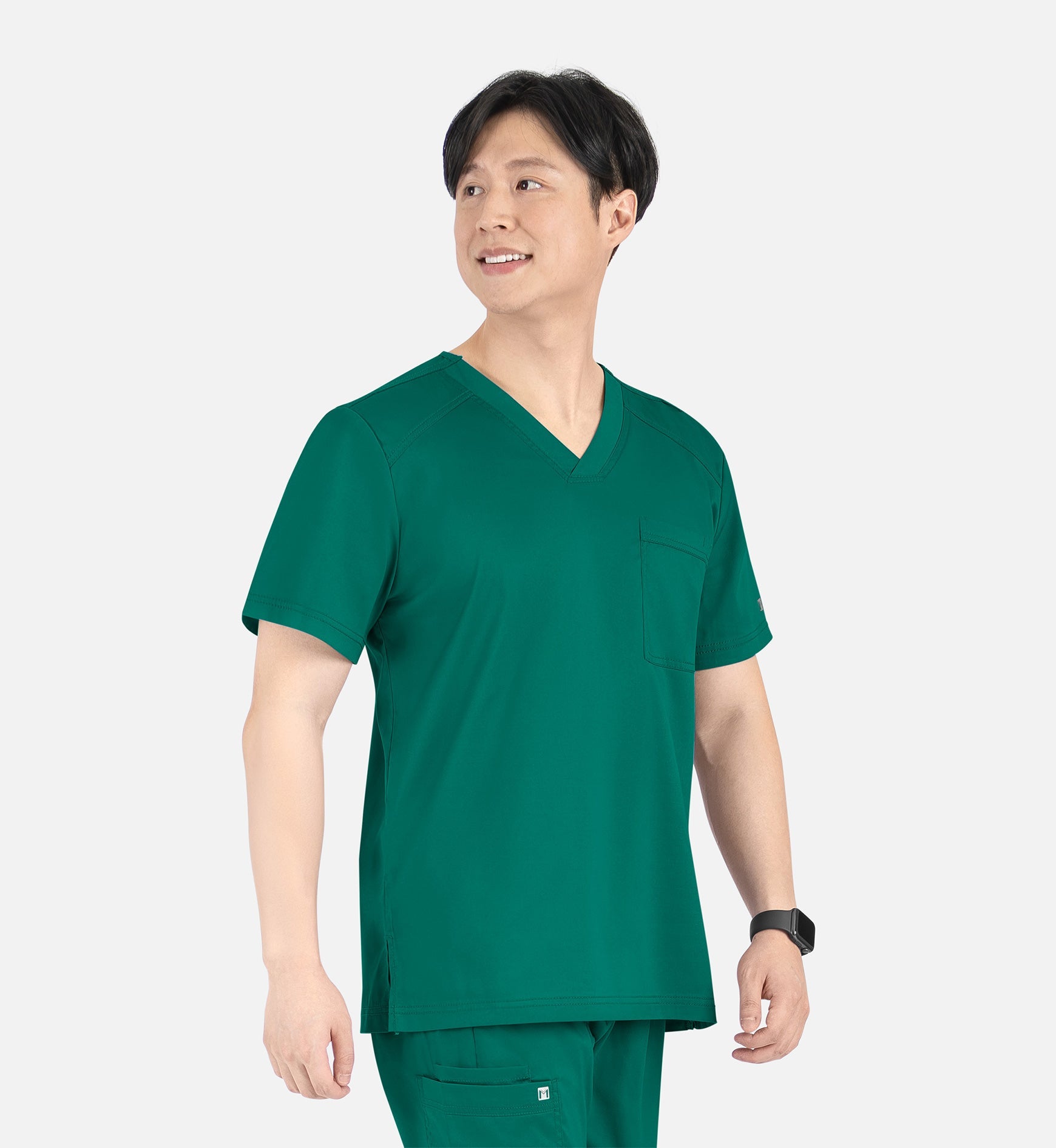 Matrix Mens 5501 Men’s Tuckable V-Neck Top Hunter