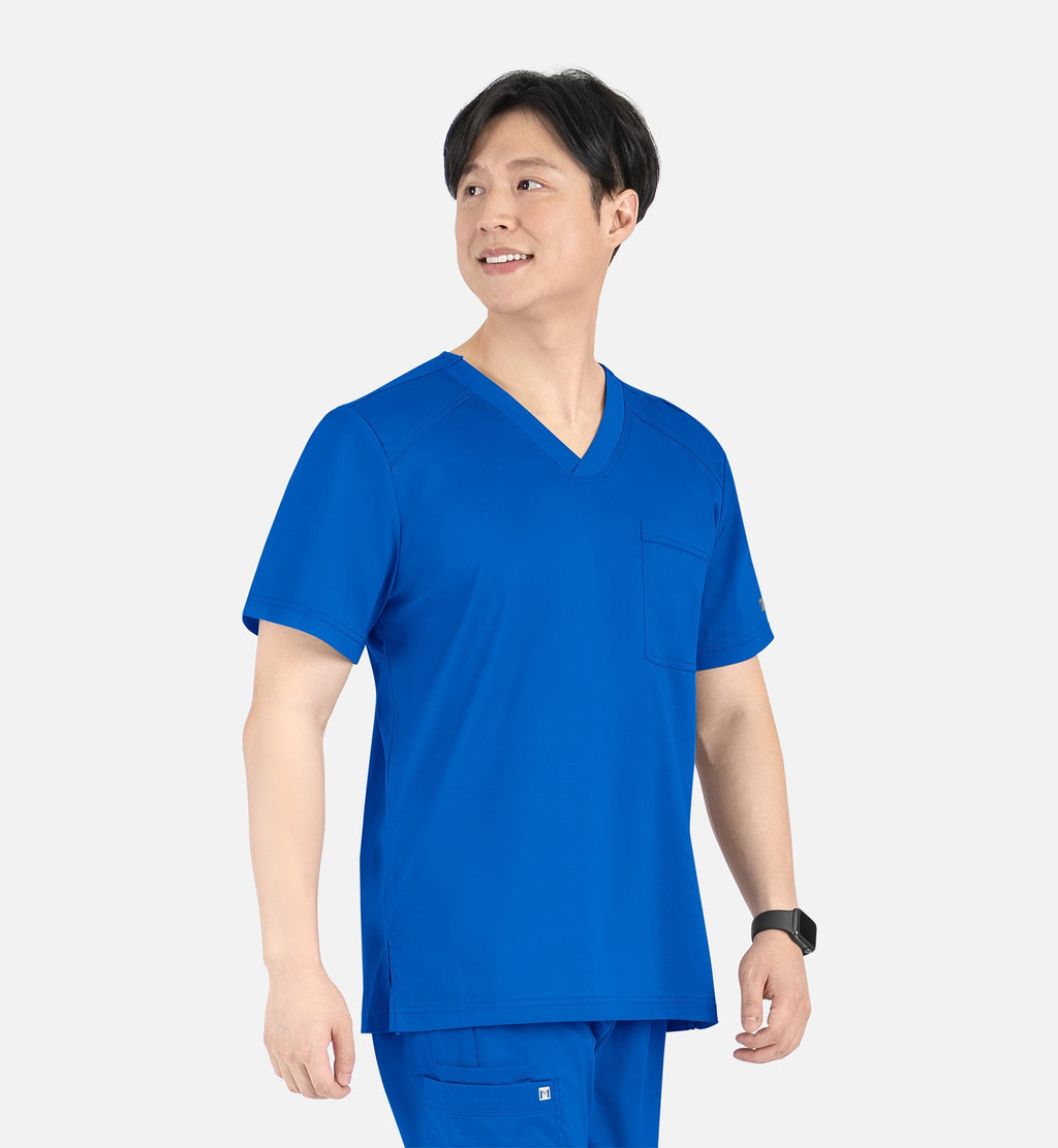 Matrix Mens 5501 Men’s Tuckable V-Neck Top Royal Blue