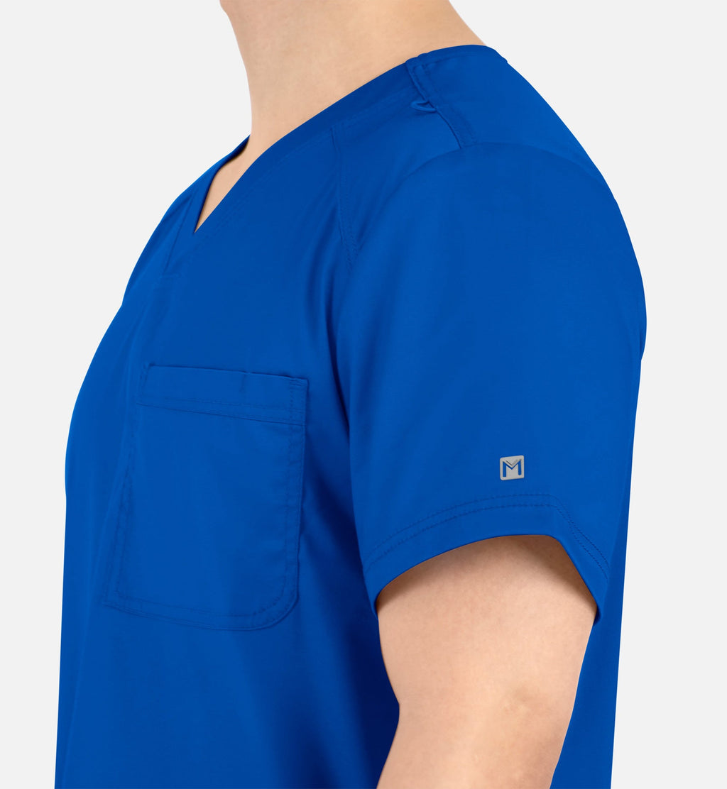 Matrix Mens 5501 Men’s Tuckable V-Neck Top Royal Blue