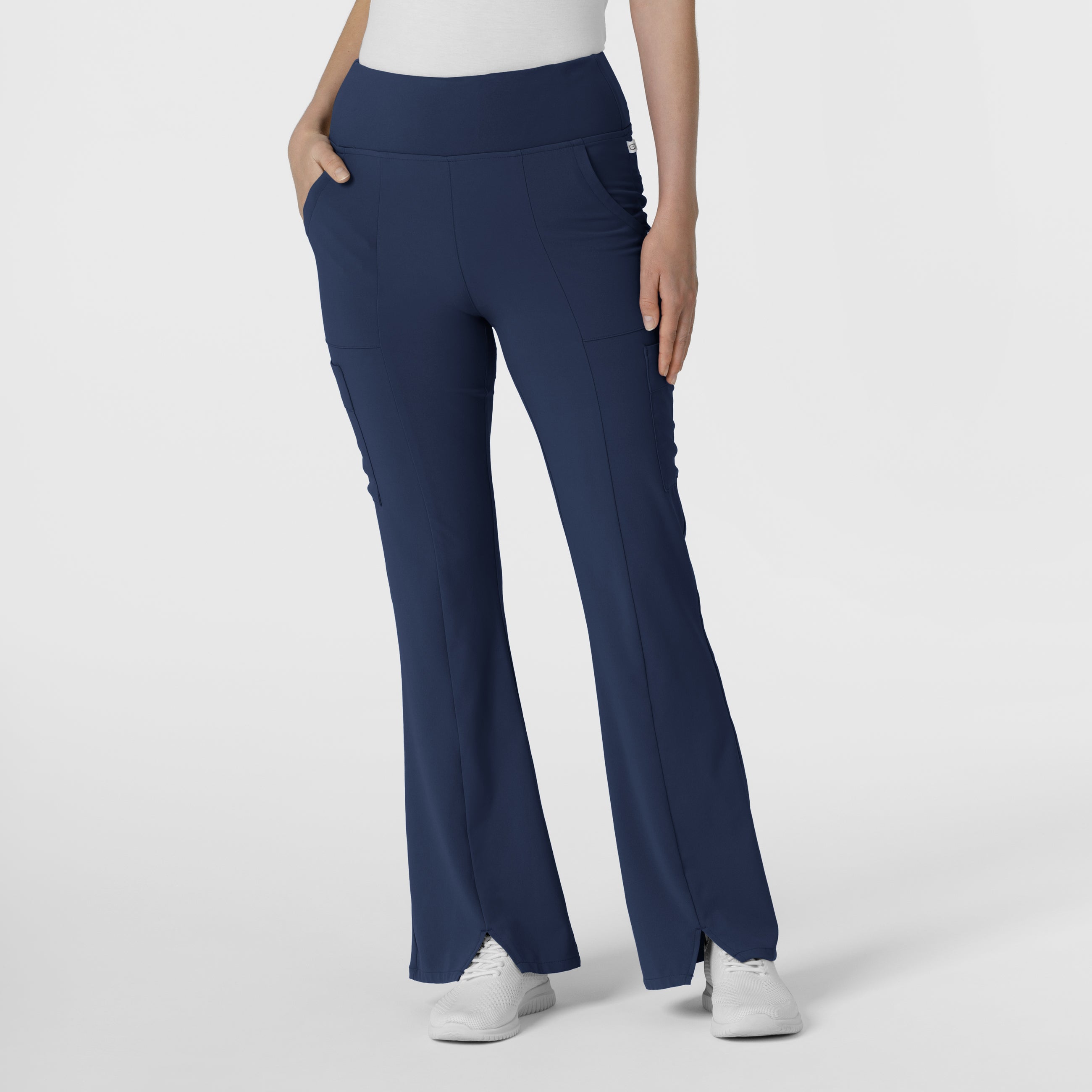 RENEW 5534 Cargo Flare Scrub Pants Navy