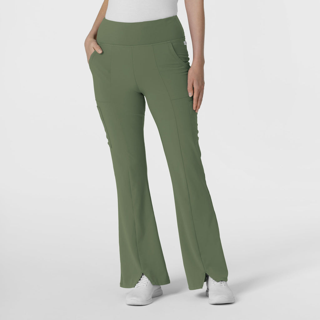 RENEW 5534 Cargo Flare Scrub Pants Olive