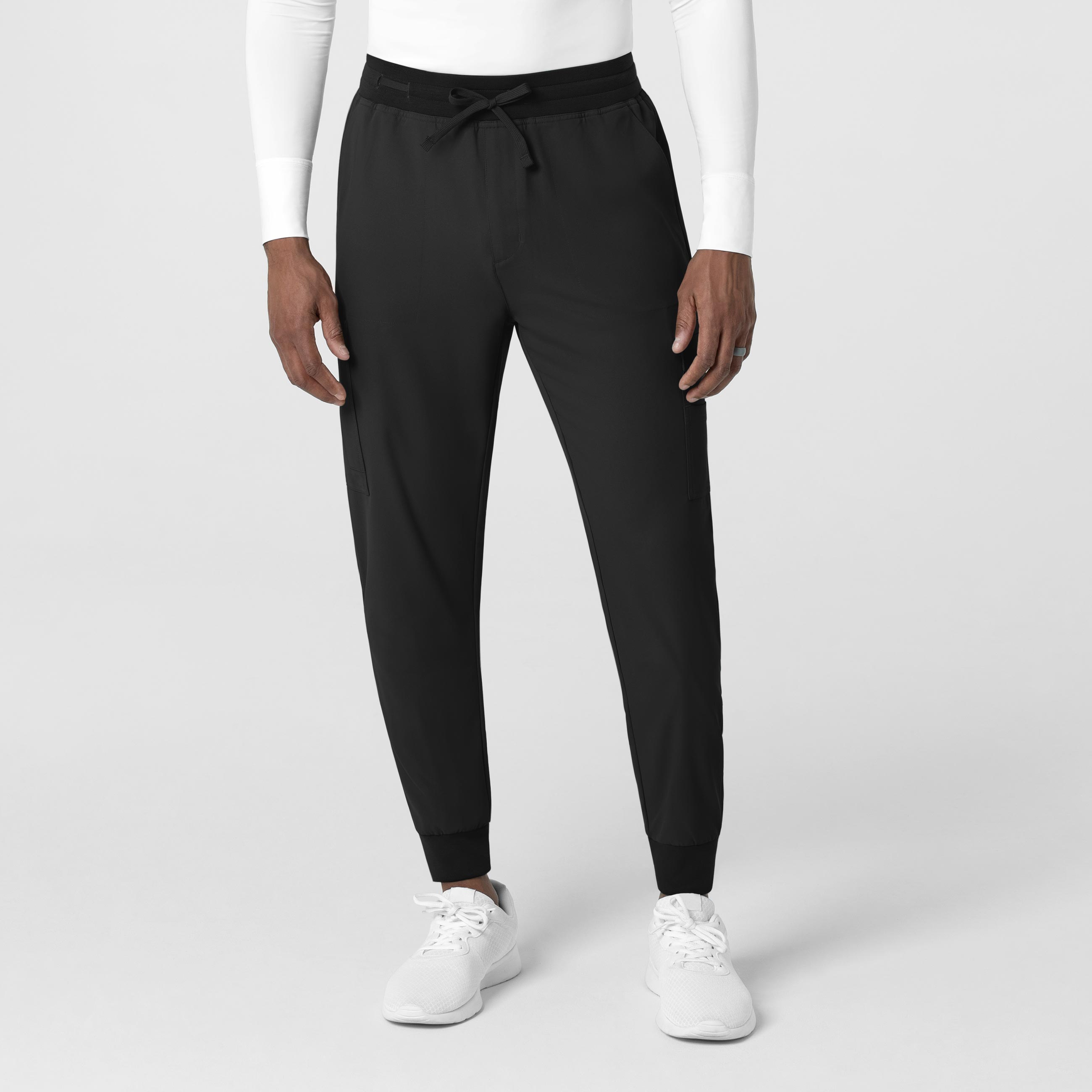 Thrive 5622 Men's Utility Jogger Scrub Pants Black