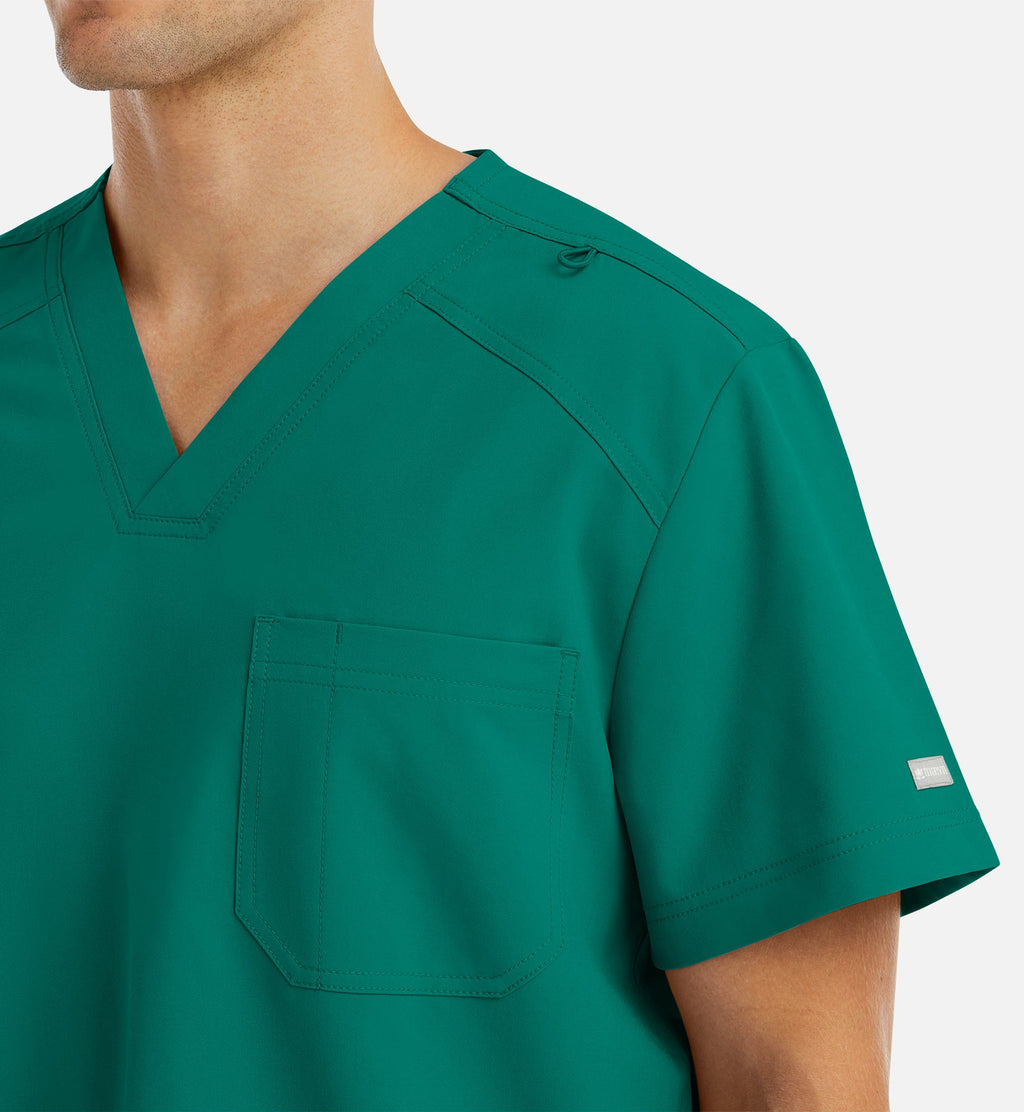 Momentum 5801 Men's Tuckable Basic V-Neck Top Hunter