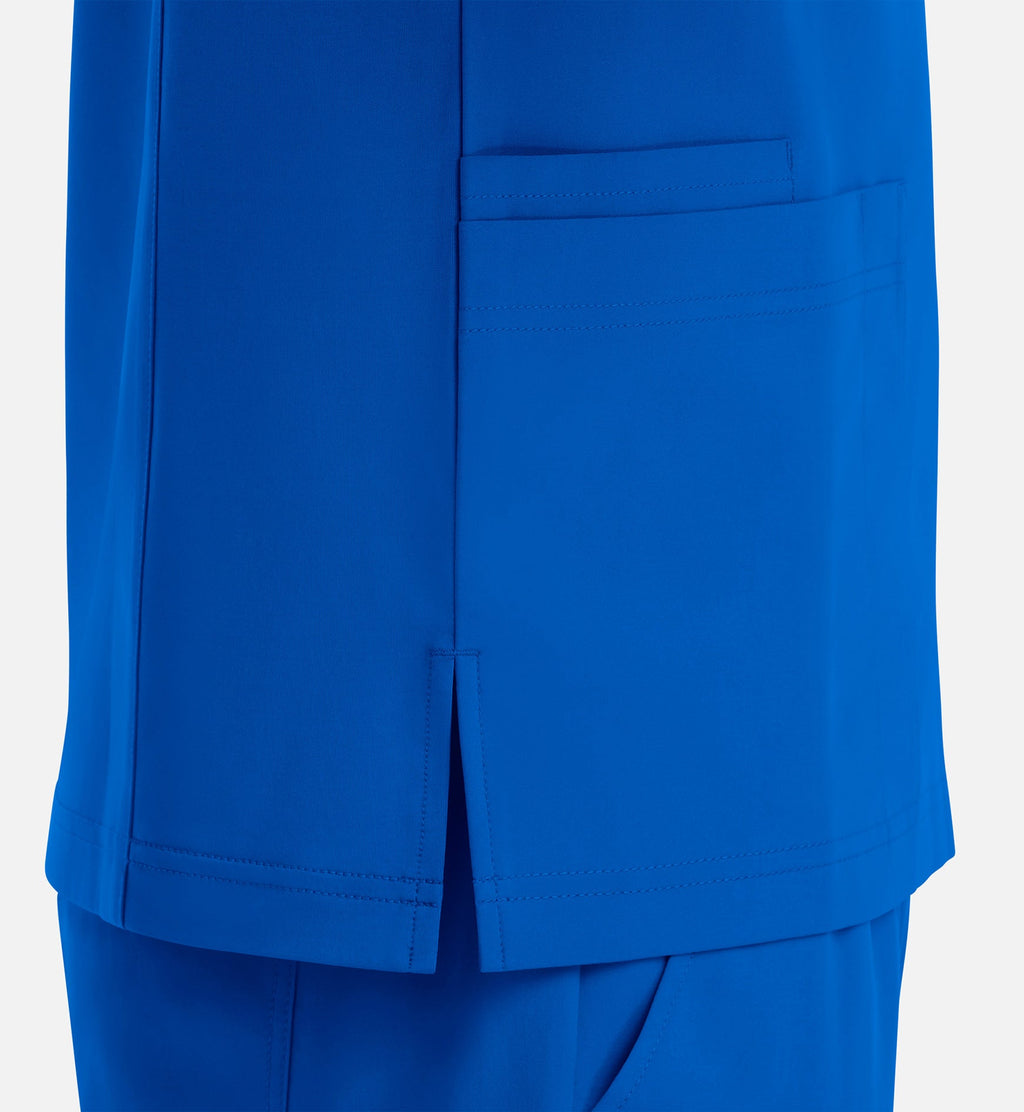 Momentum 5802 Men's 4 Pocket Banded V-Neck Top Royal Blue