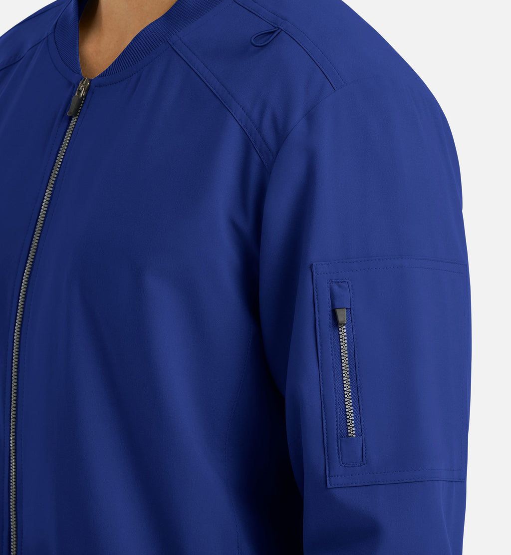 Momentum 5861 Men's Full Zip Bomber Jacket Galaxy Blue