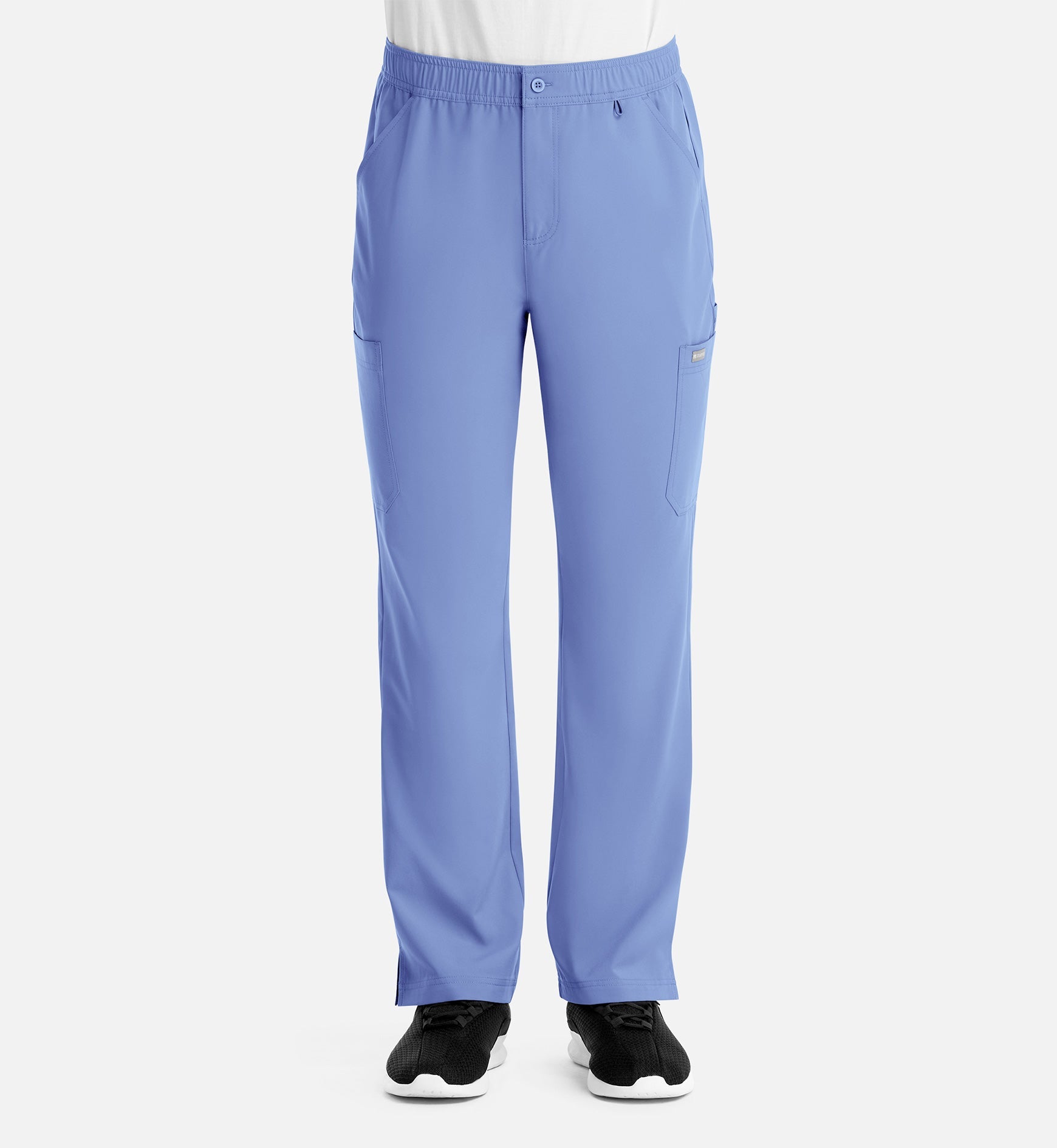 Momentum 5891 Men's Fly Front Cargo Pants Ceil Blue