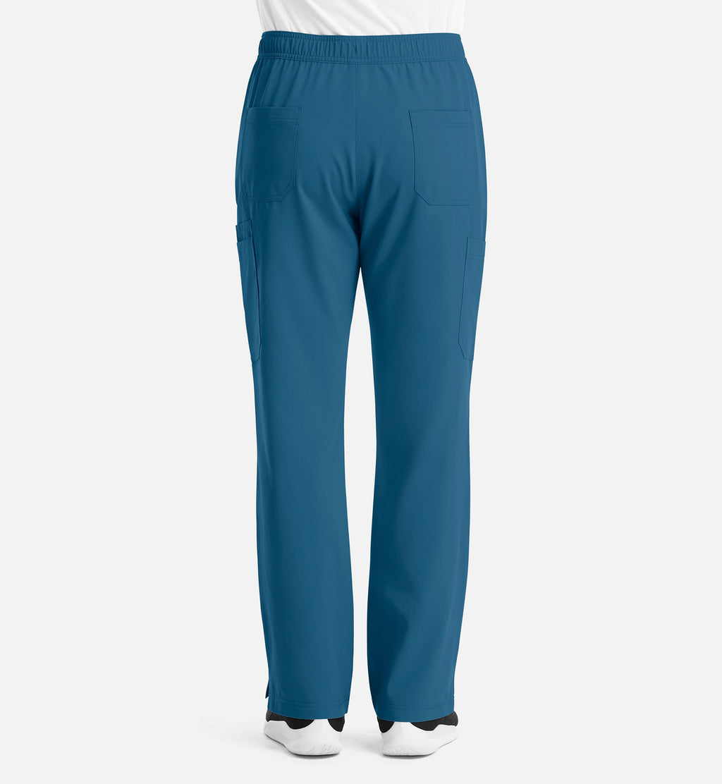 Momentum 5891 Men's Fly Front Cargo Pants Caribbean Blue