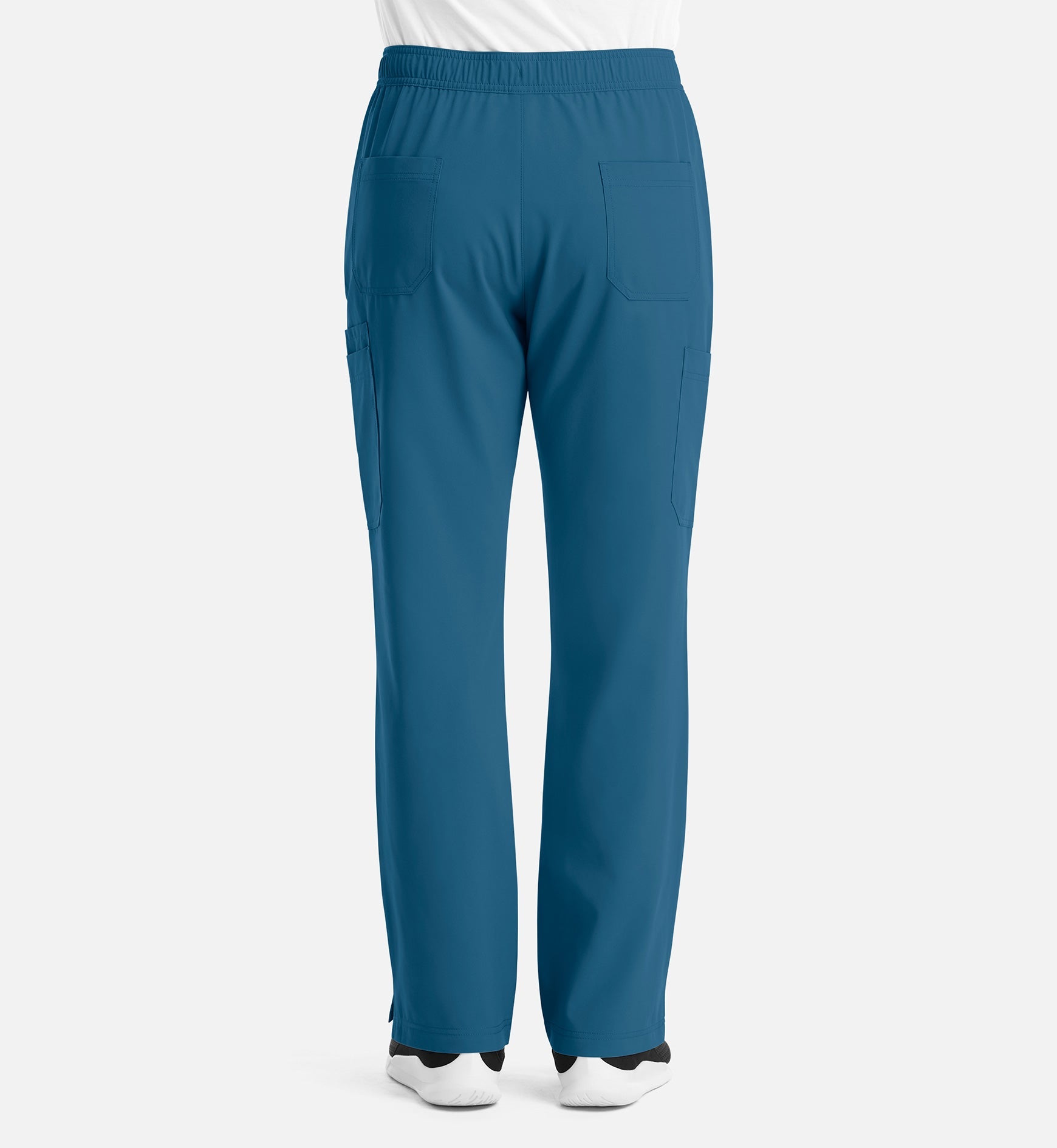 Momentum 5891 Men's Fly Front Cargo Pants Caribbean Blue