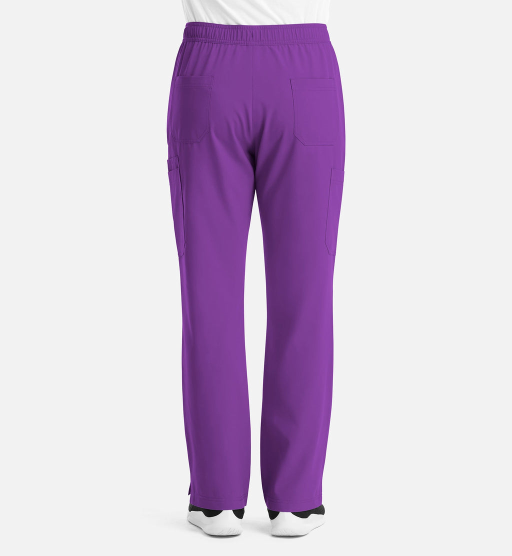 Momentum 5891 Men's Fly Front Cargo Pants Eggplant